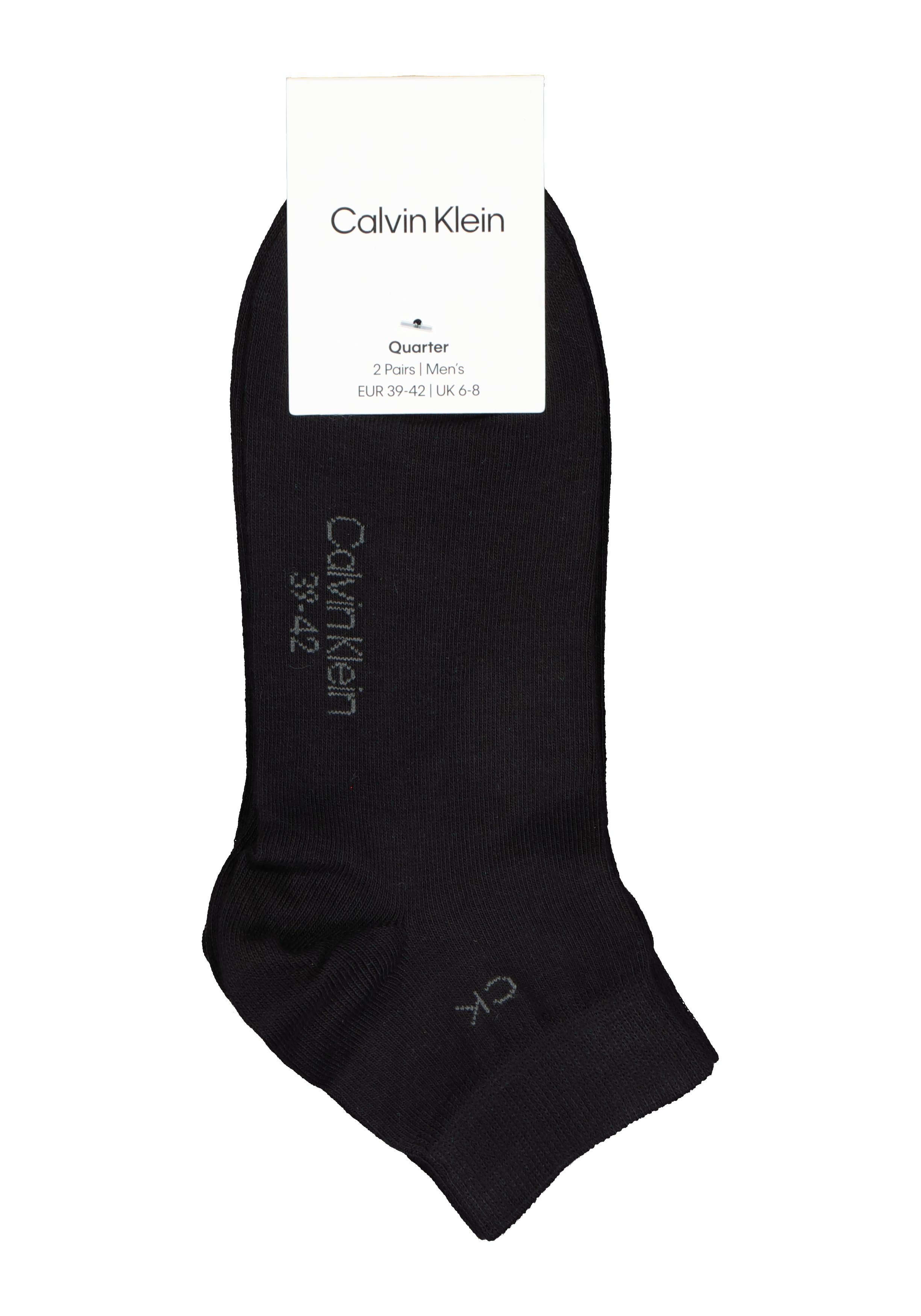 Calvin Klein herensokken Simon (2-pack), hoge enkelsokken, zwart