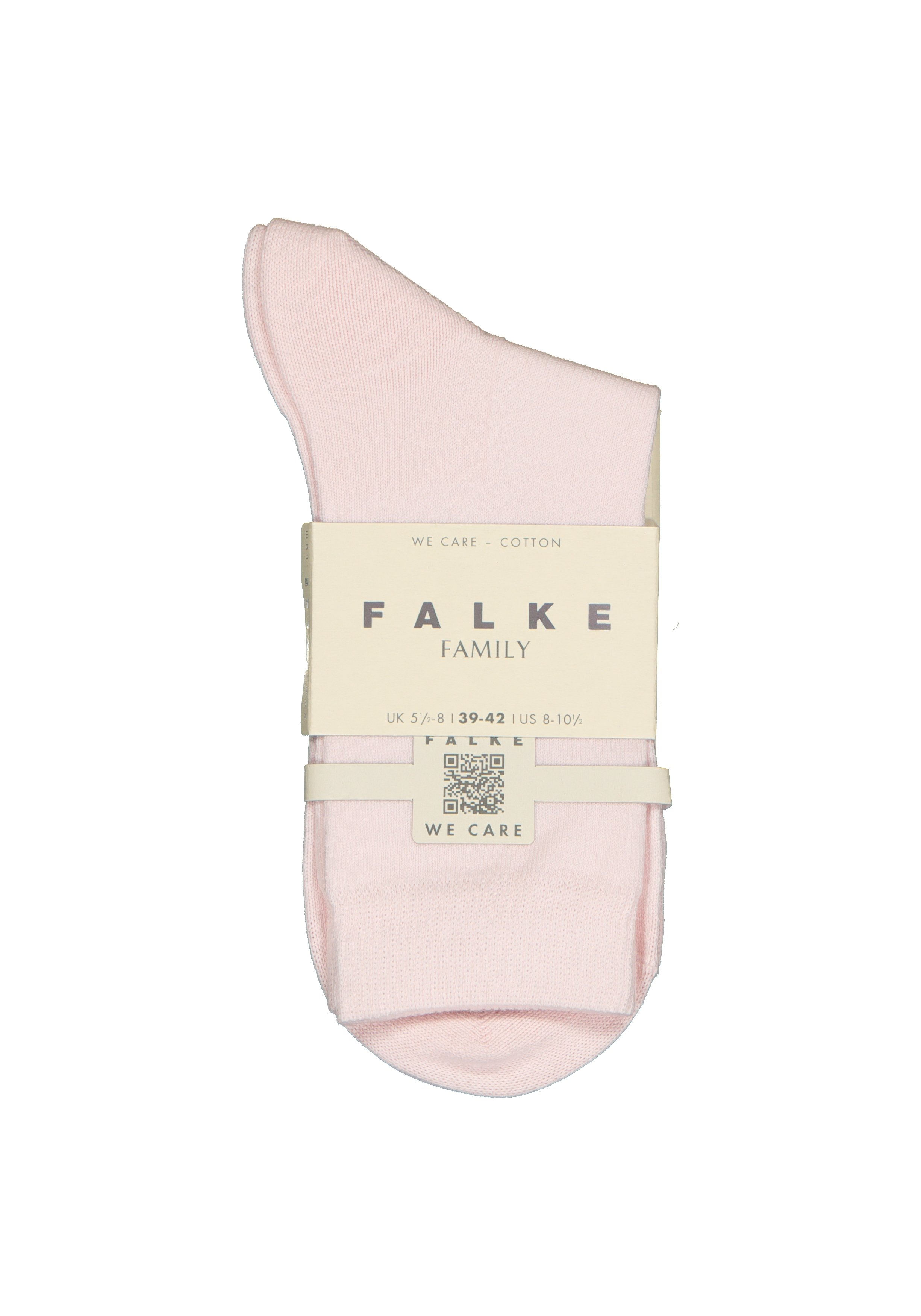 FALKE Family damessokken, katoen, roze (light pink)