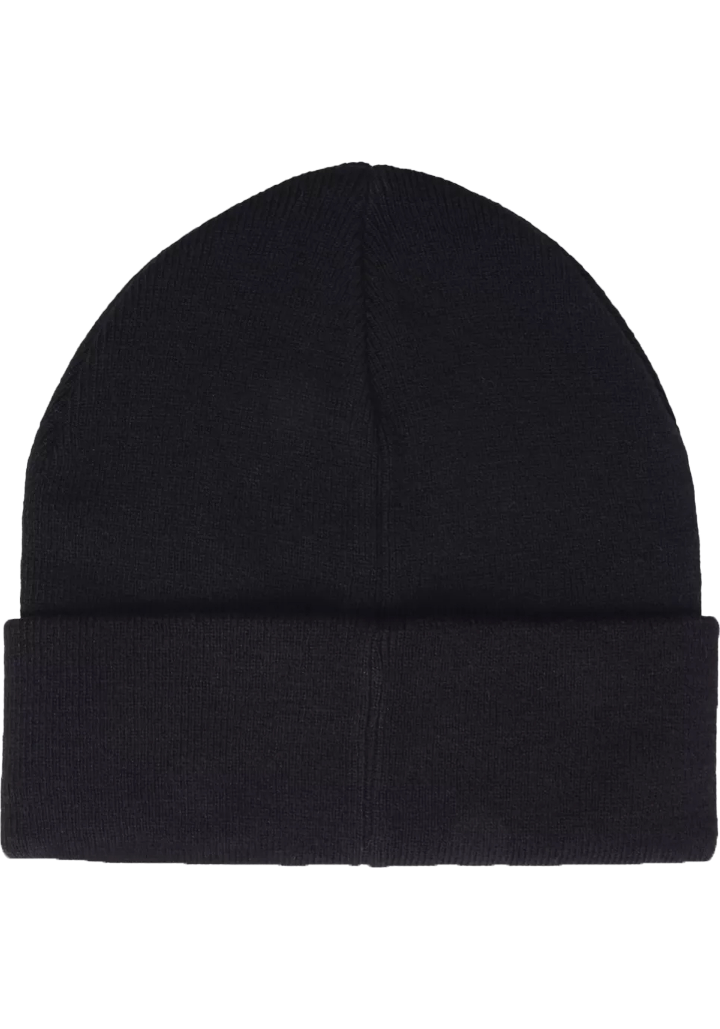 Calvin Klein muts, monogram embroidered patch beanie, zwart