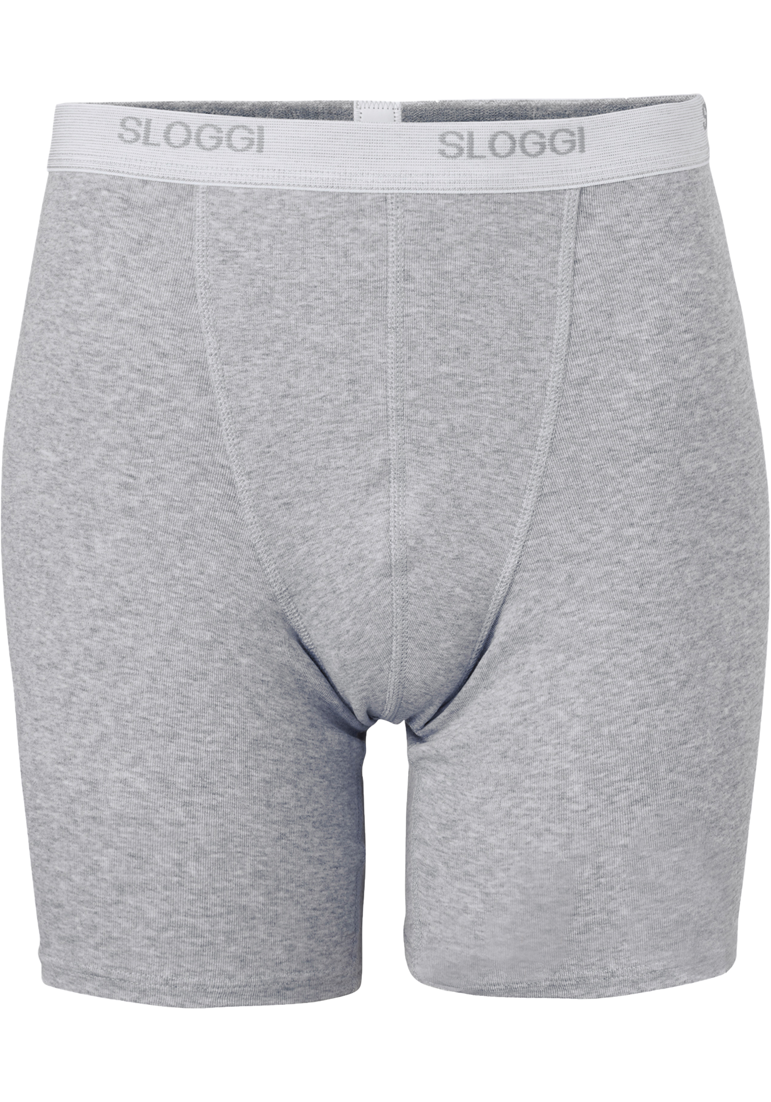 Sloggi Men Basic Long, heren boxer (1-pack), grijs 