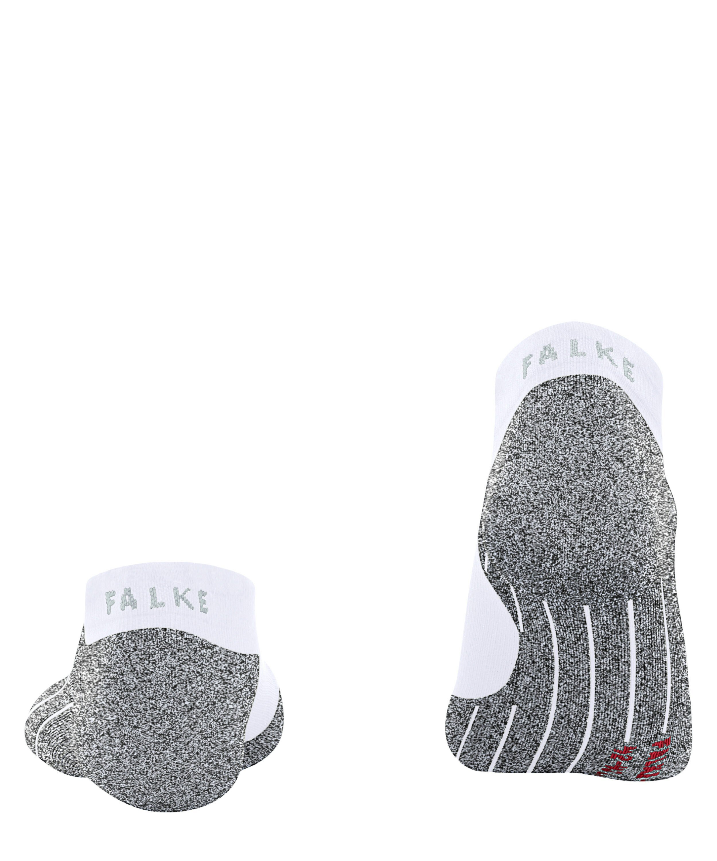 FALKE RU4 Light Performance Invisible heren running kousenvoetjes, wit (white-mix)