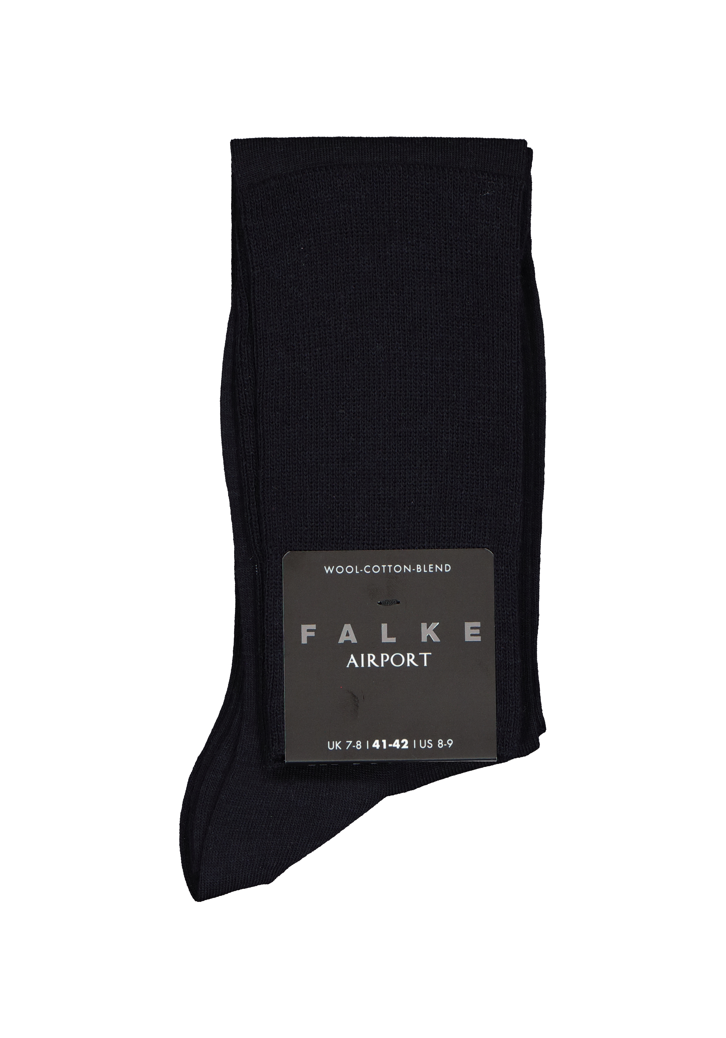 FALKE Airport heren kniekousen, blauw (dark navy)