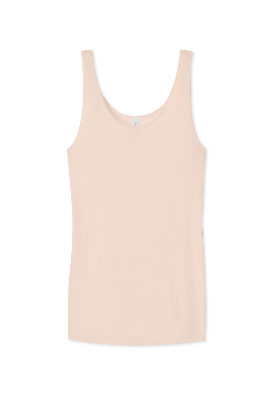 SCHIESSER Luxury singlet (1-pack), dames perzik hemdje