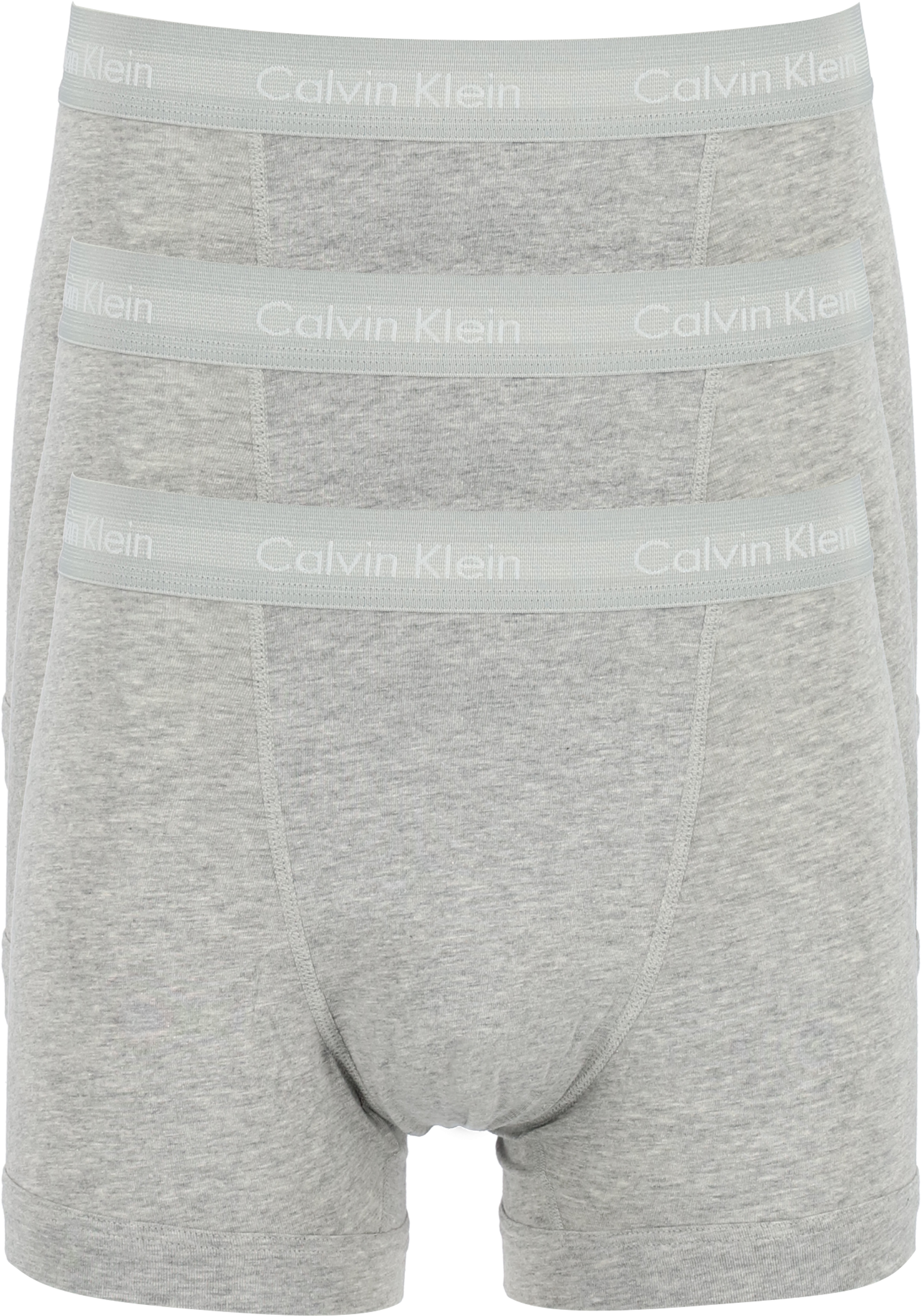 Calvin Klein Trunk (3-pack), heren boxers normale lengte, grijs