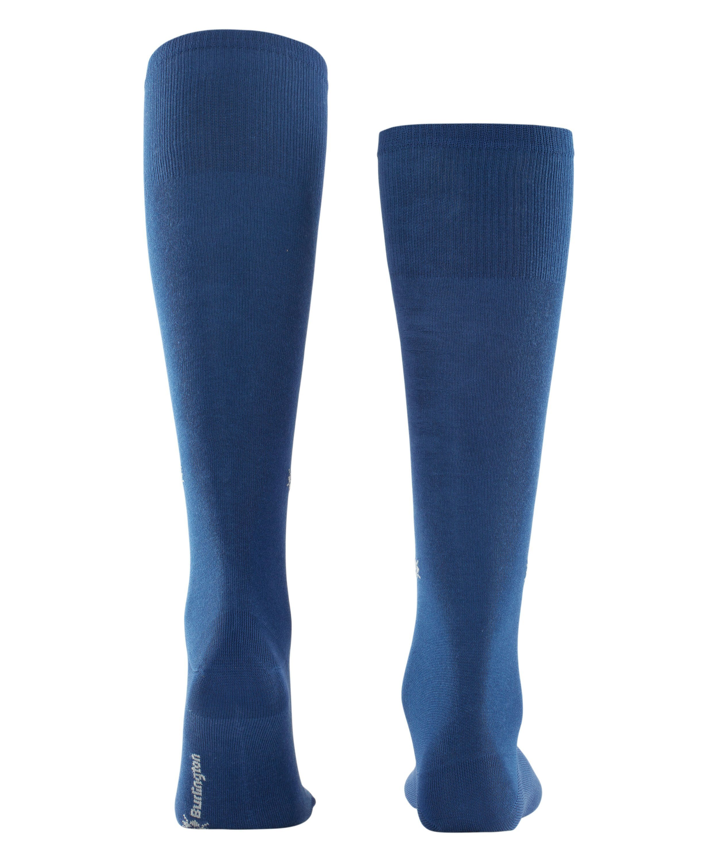 Burlington Dublin heren kniekousen, blauw (night blue)