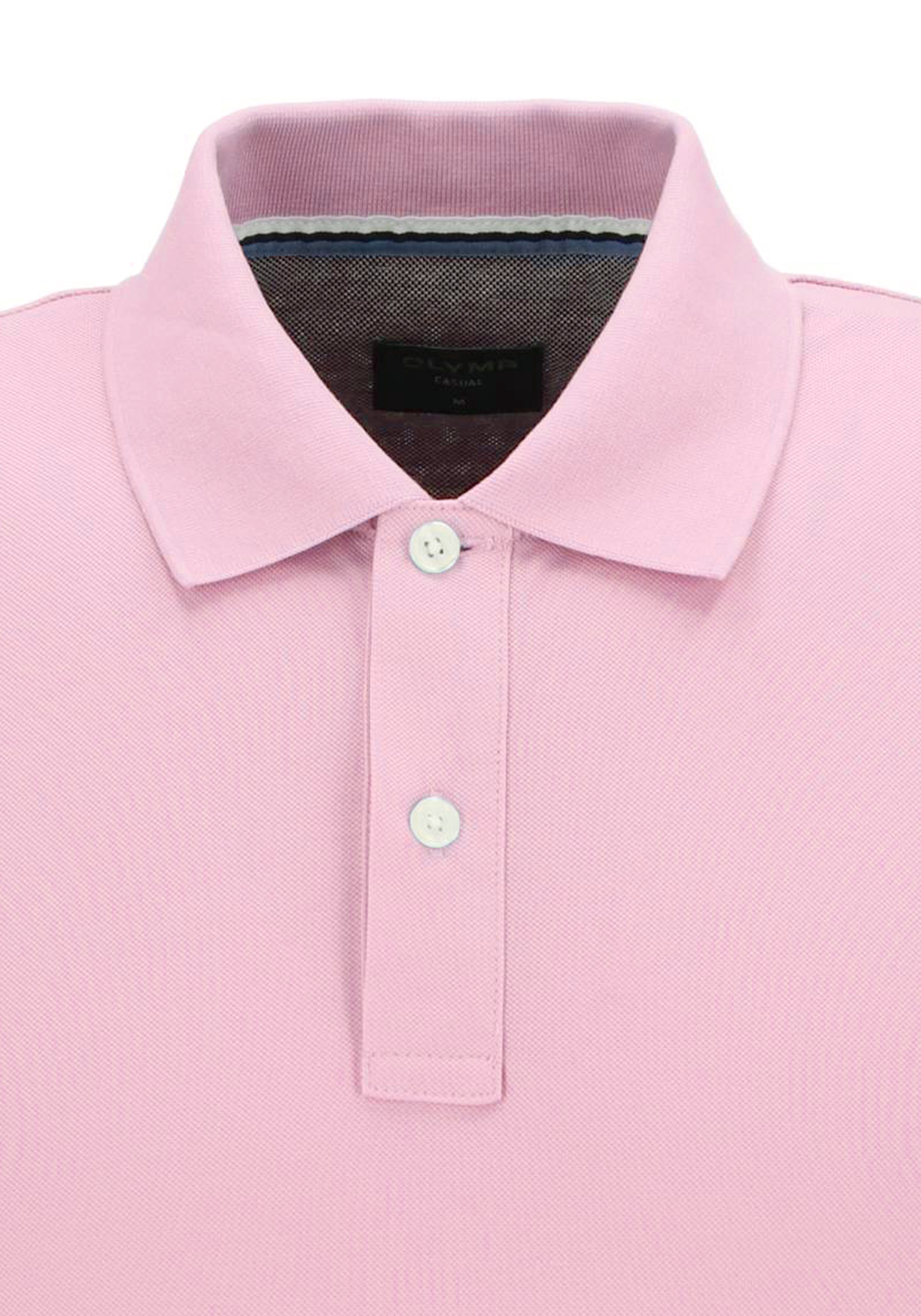 OLYMP Polo Casual, modern fit polo, roze