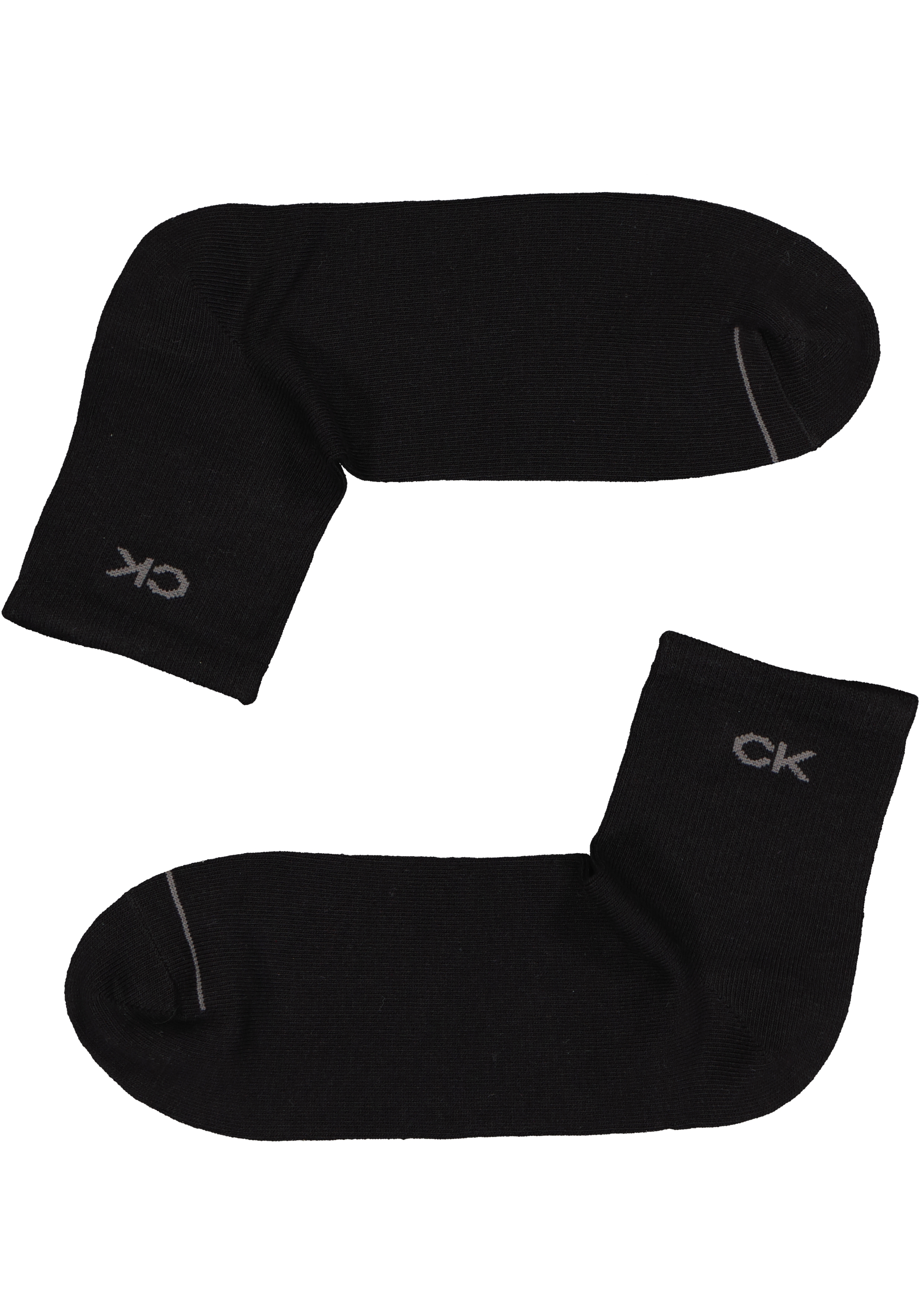 Calvin Klein herensokken Nick (3-pack), hoge enkelsokken, zwart