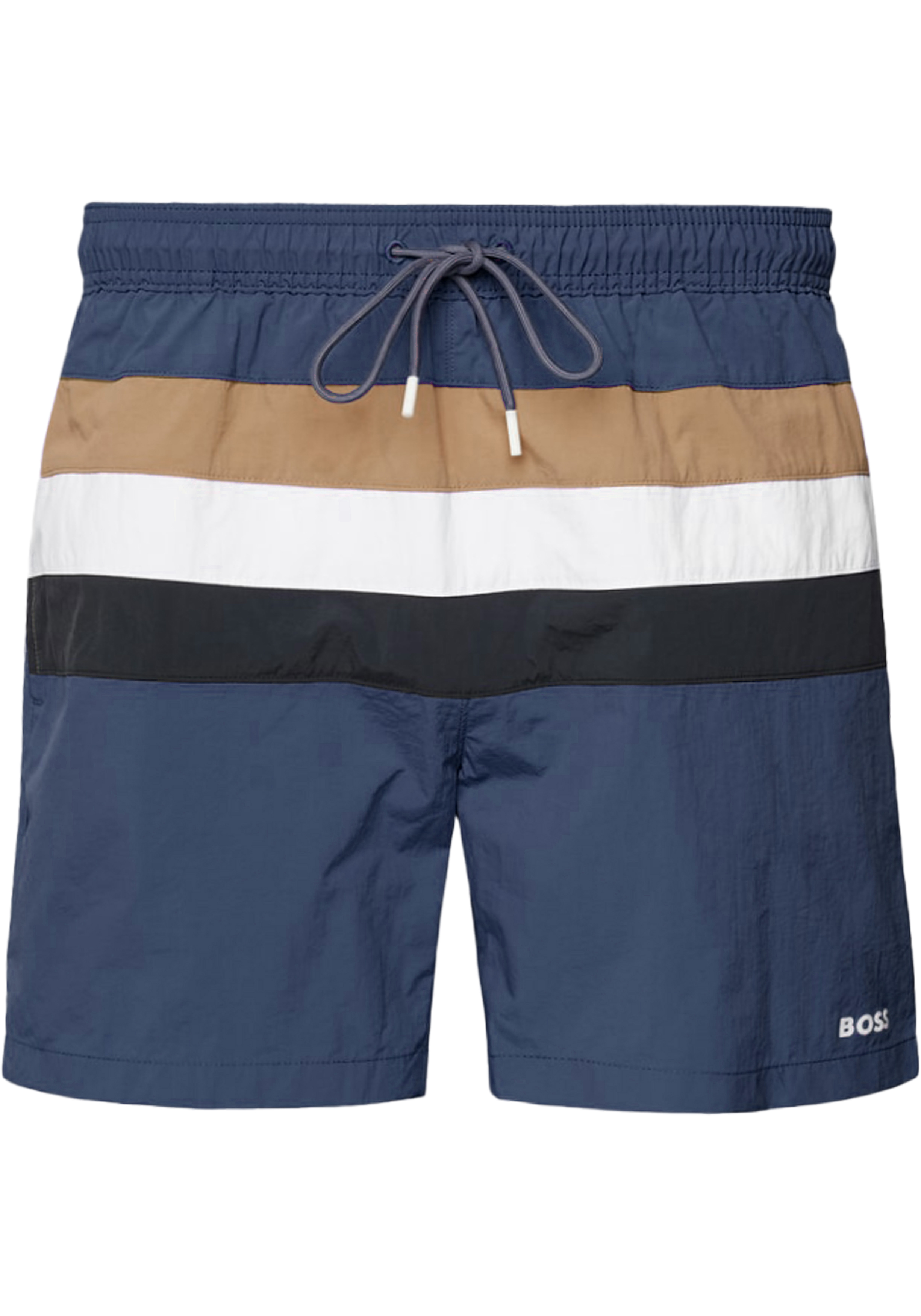 HUGO BOSS Louis swim shorts, heren zwembroek, navy blauw gestreept