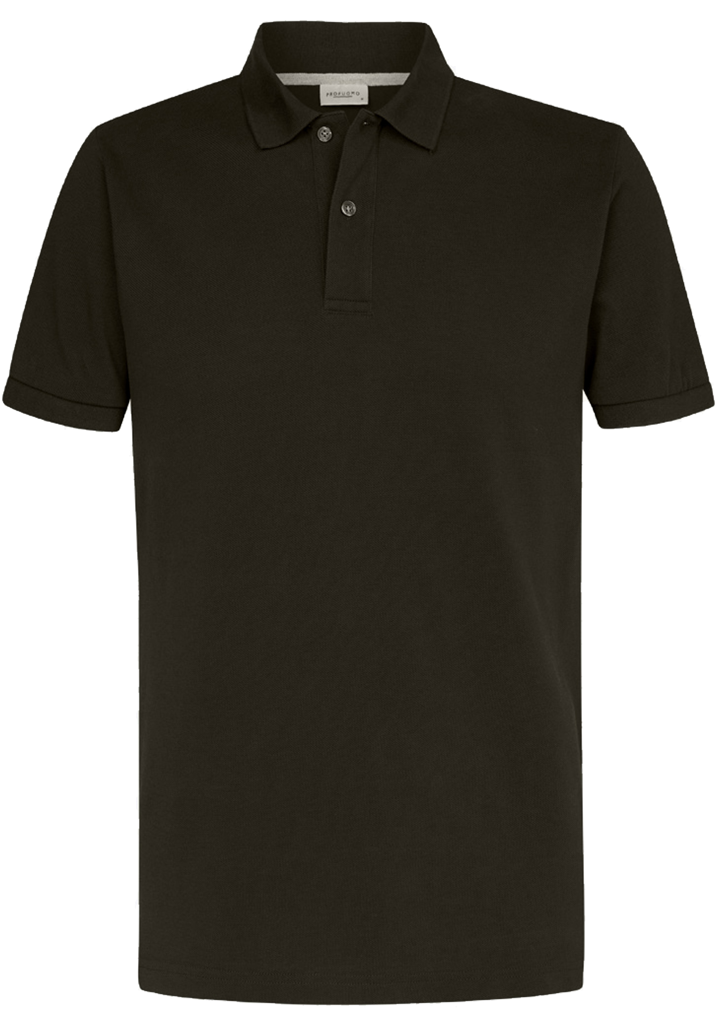 Profuomo slim fit heren polo, army groen