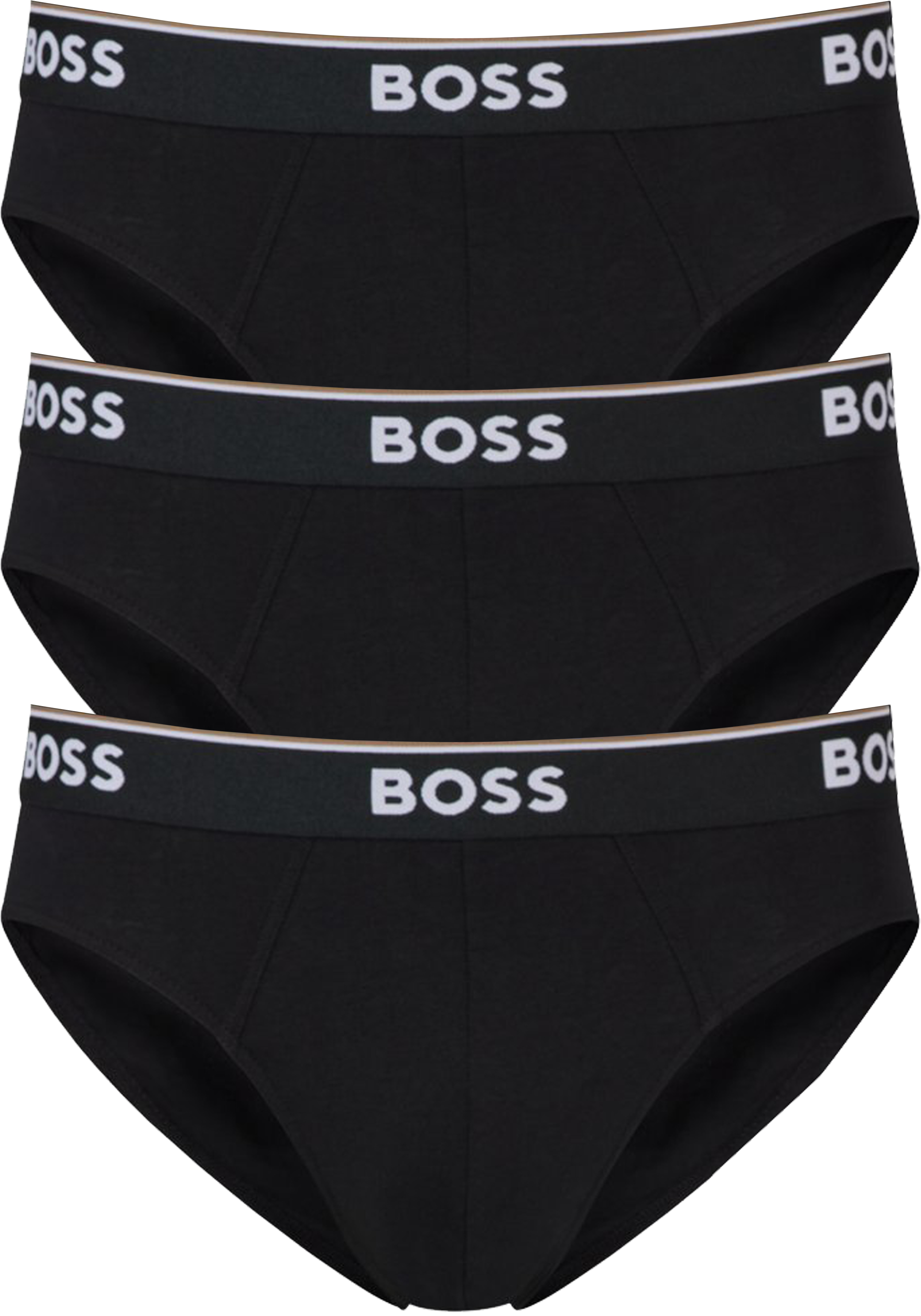 HUGO BOSS Power briefs (3-pack), heren slips, zwart