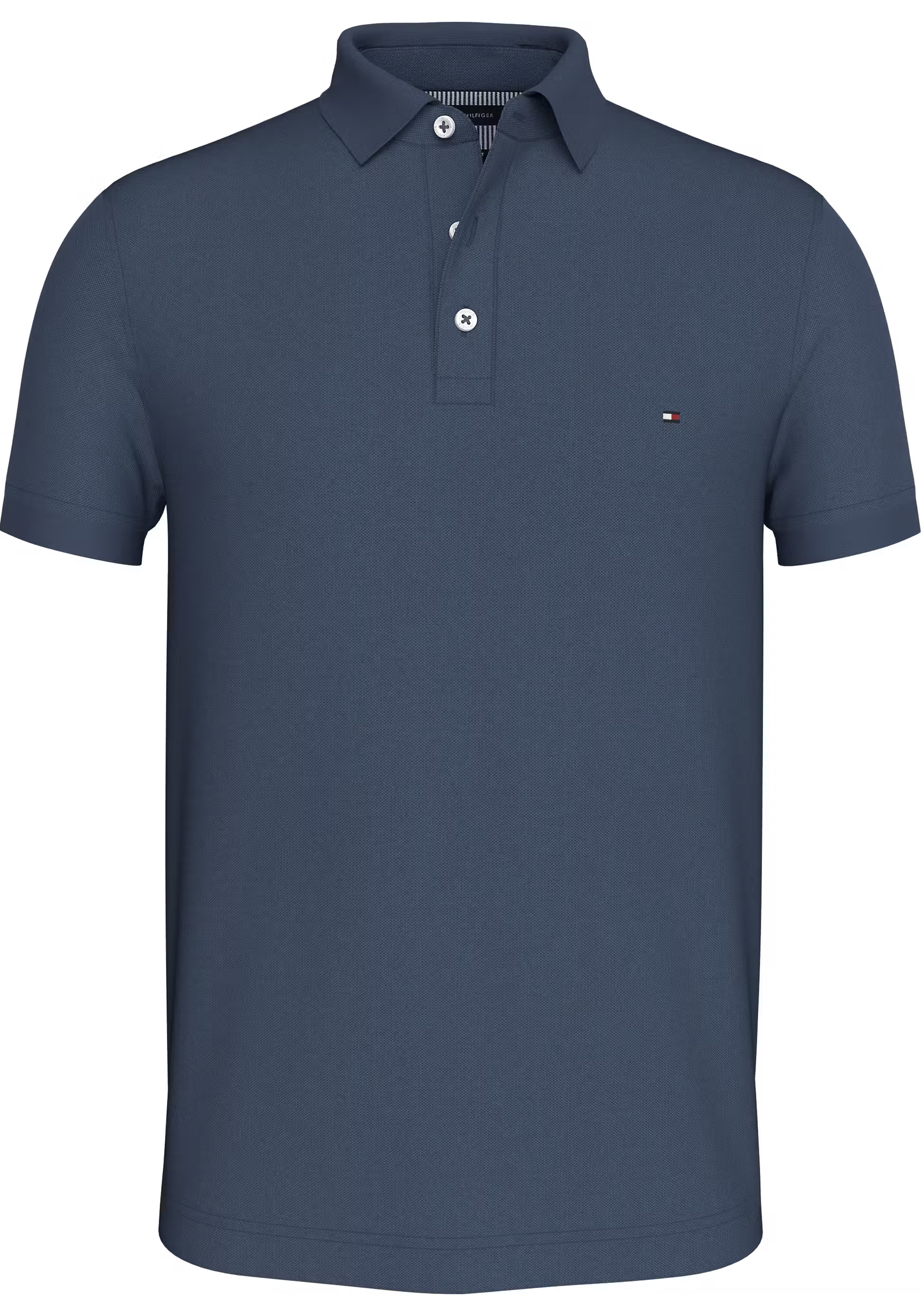 Tommy Hilfiger 1985 Slim Polo, heren poloshirt, blauw