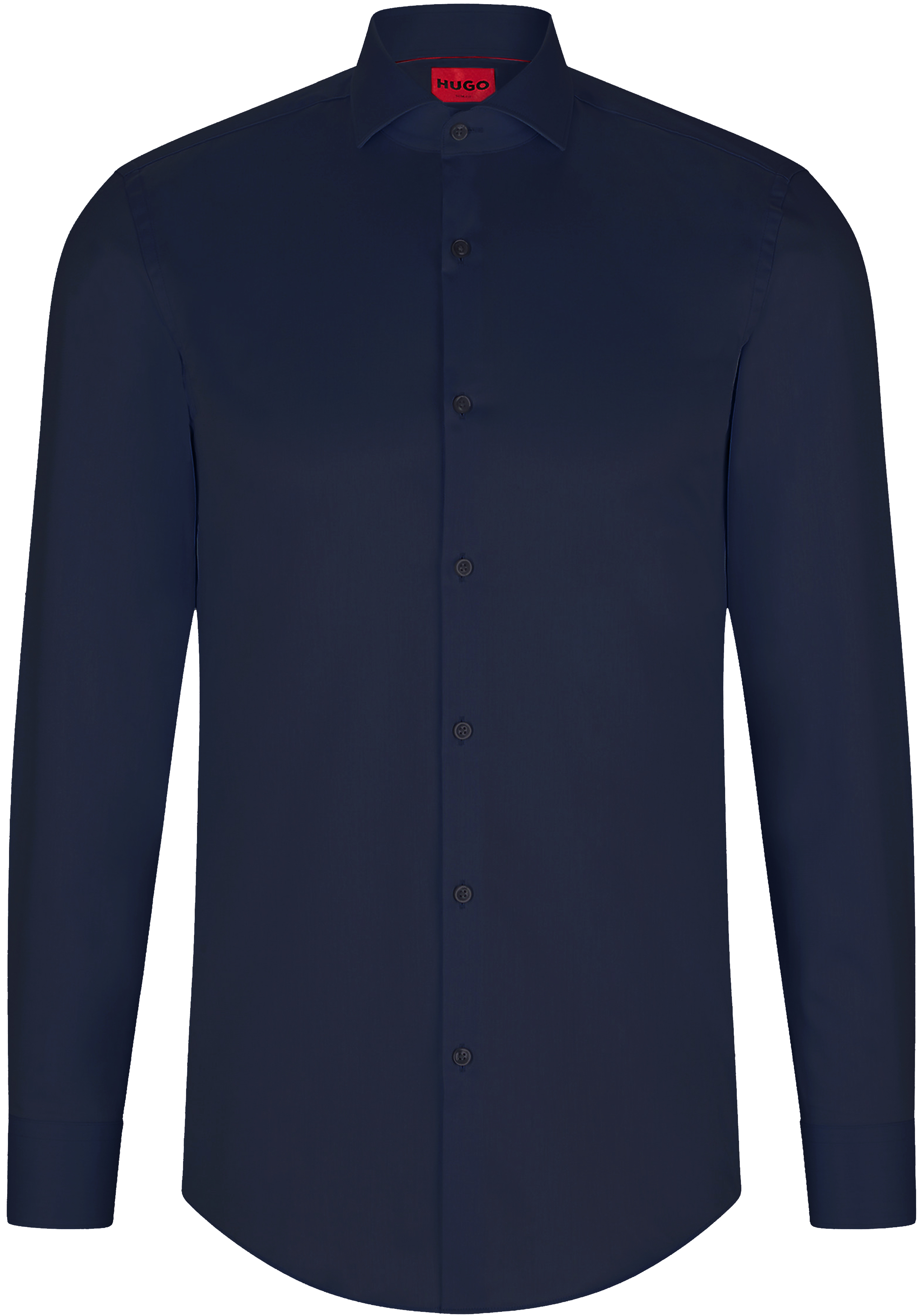 HUGO Kason slim fit overhemd, twill, blauw