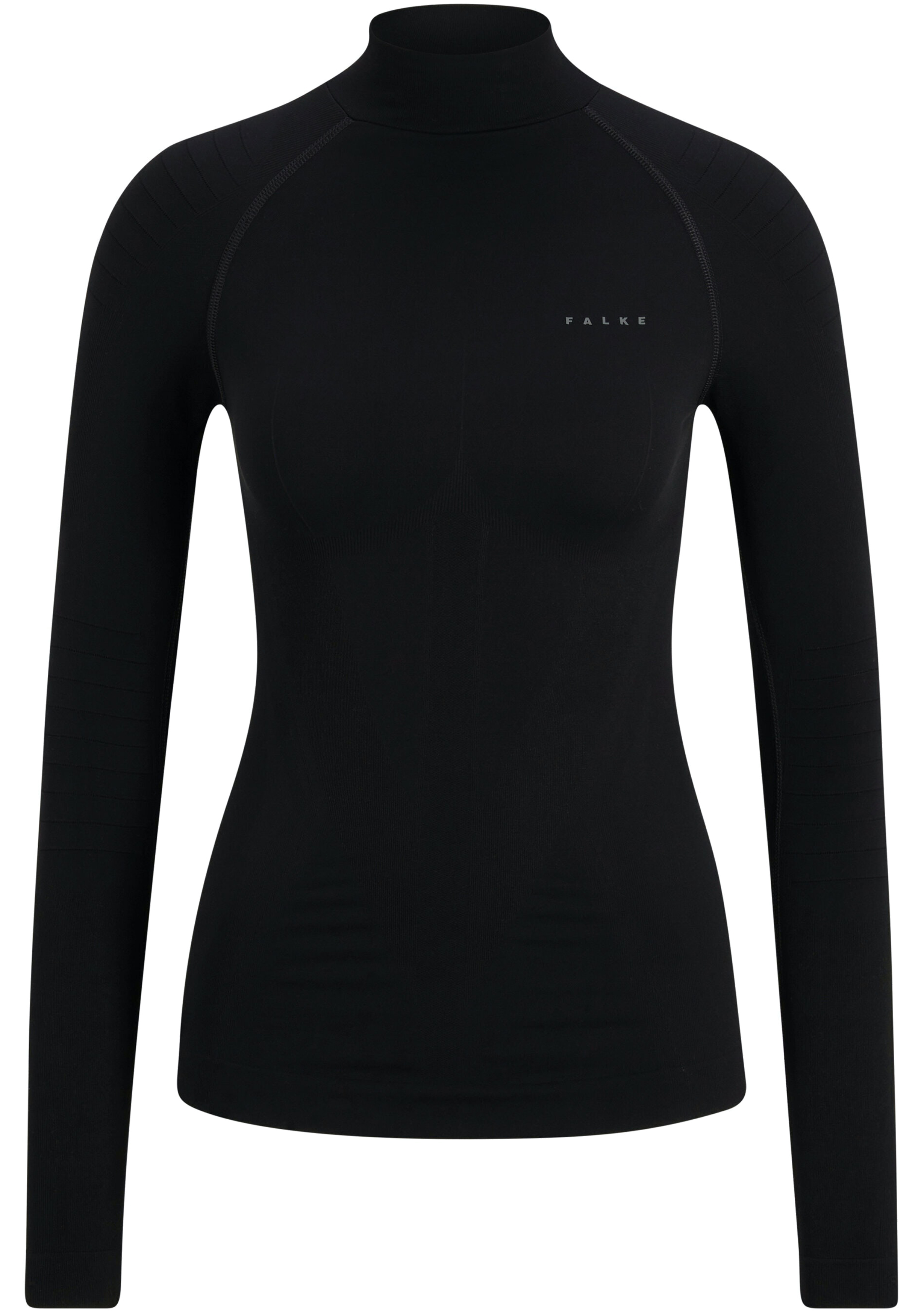 FALKE dames lange mouw shirt Warm, thermoshirt, zwart (black)