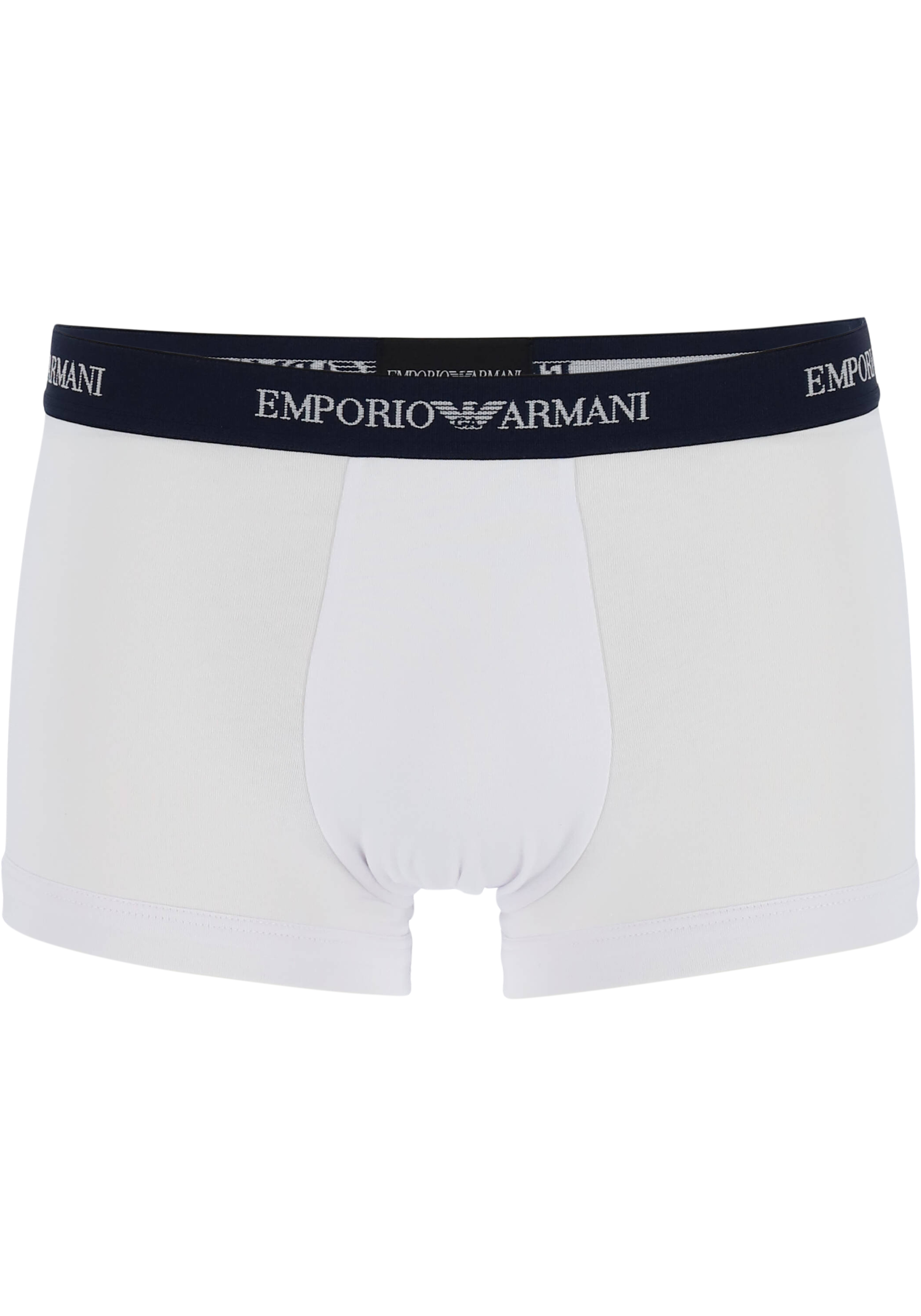 Emporio Armani Trunks Essential Core (3-pack), heren boxers kort, wit, zwart en grijs  