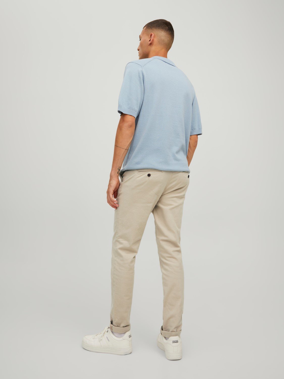 JACK & JONES Marco Fury slim fit, heren chino, beige