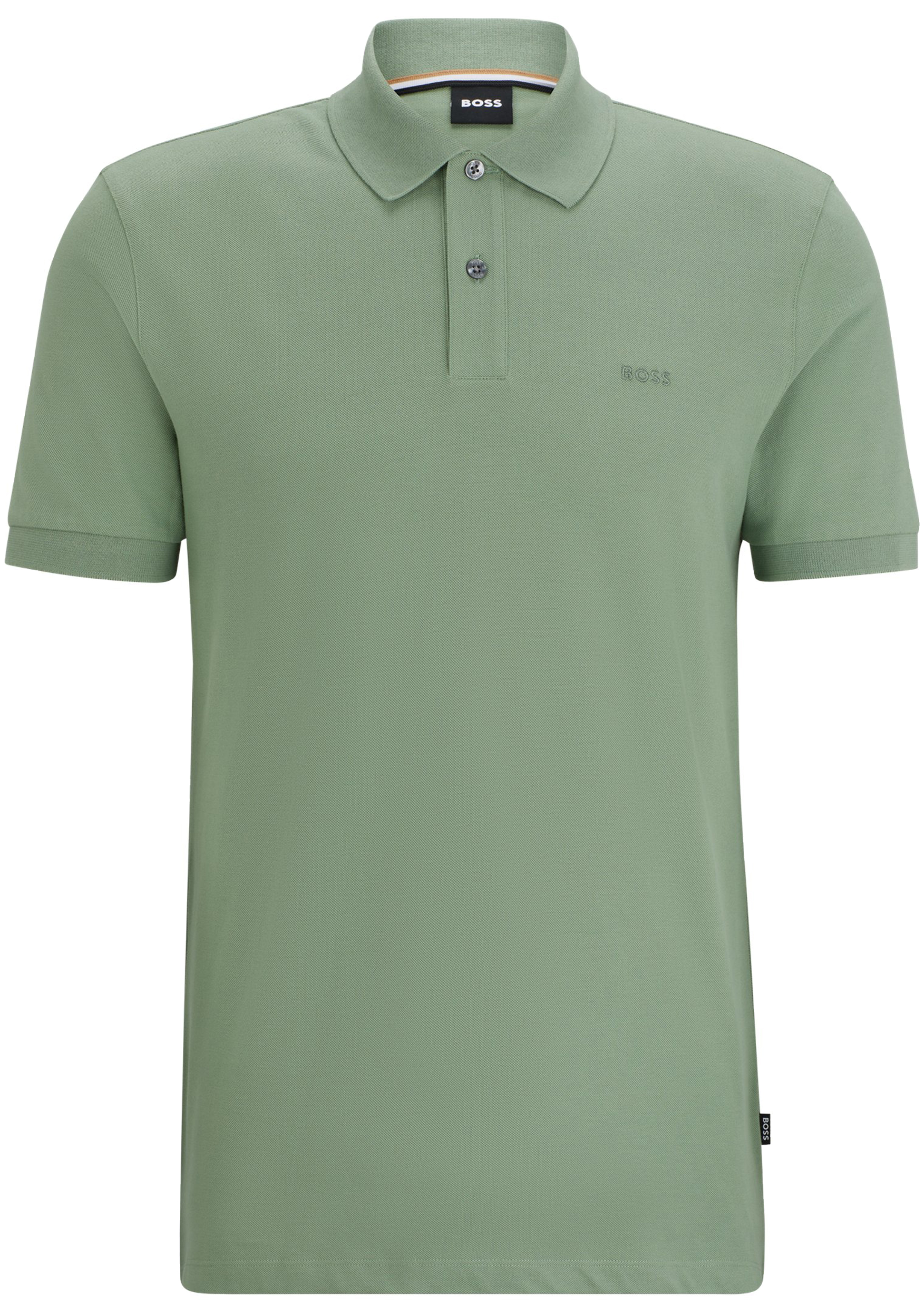 BOSS Pallas regular fit polo, pique, groen