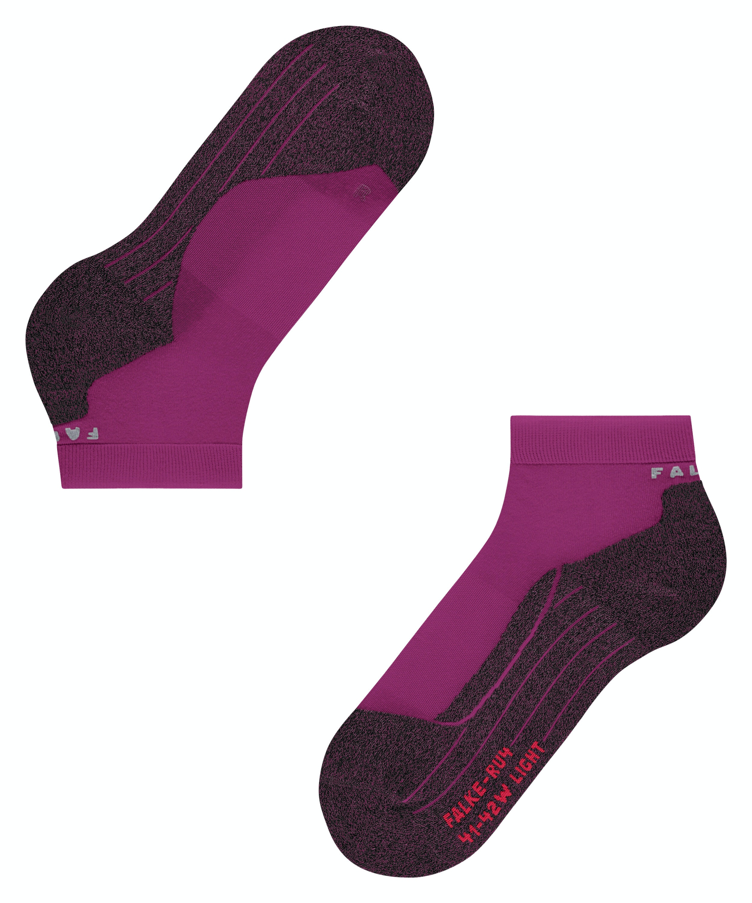 FALKE RU4 Light Performance Short running sokken kort, lichtpaars (radiant orchid)