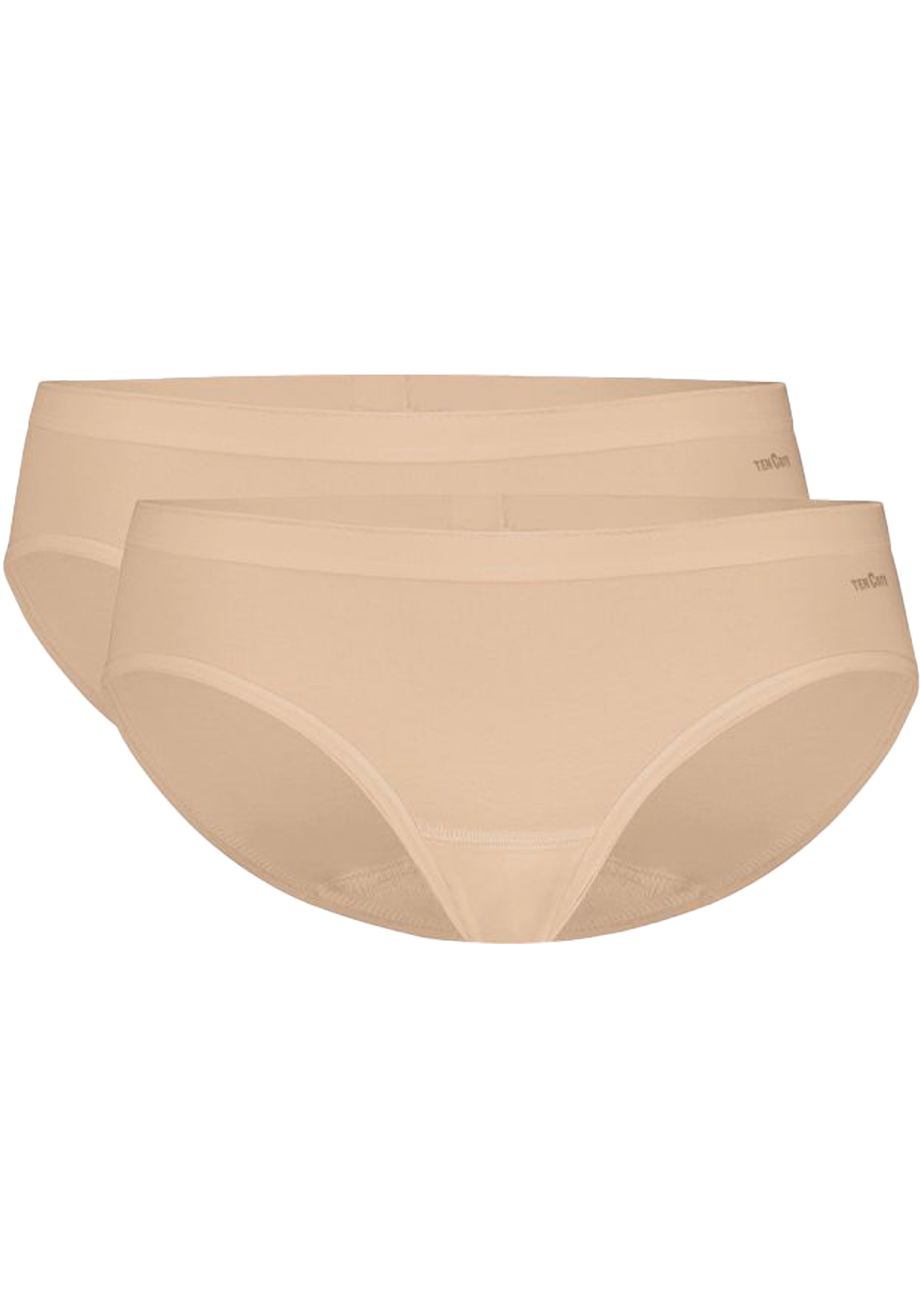 TEN CATE Basics women bikini slip (2-pack), dames Bikini lage taille, beige