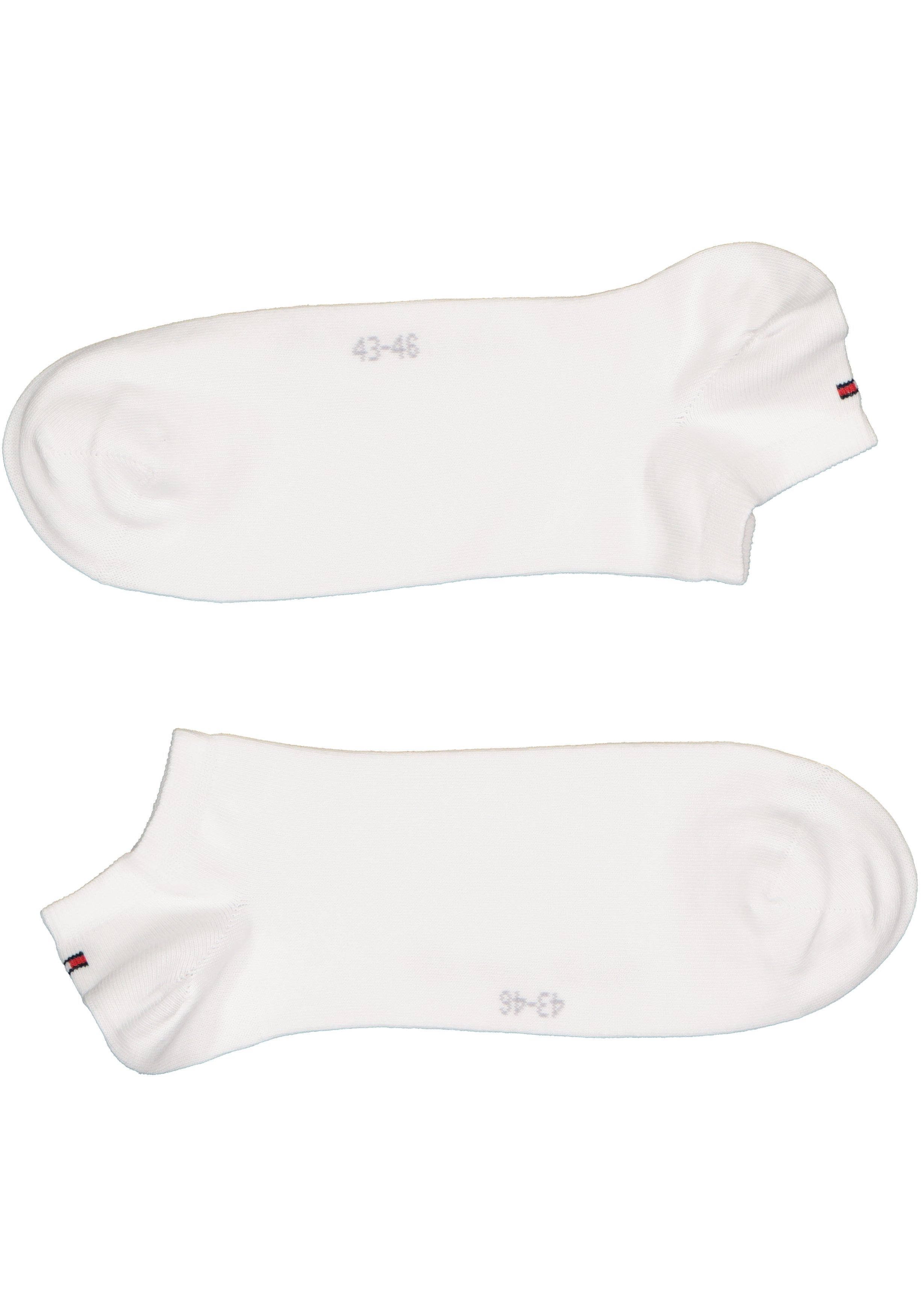 Tommy Hilfiger Sneaker Socks (2-pack), heren enkelsokken katoen, wit