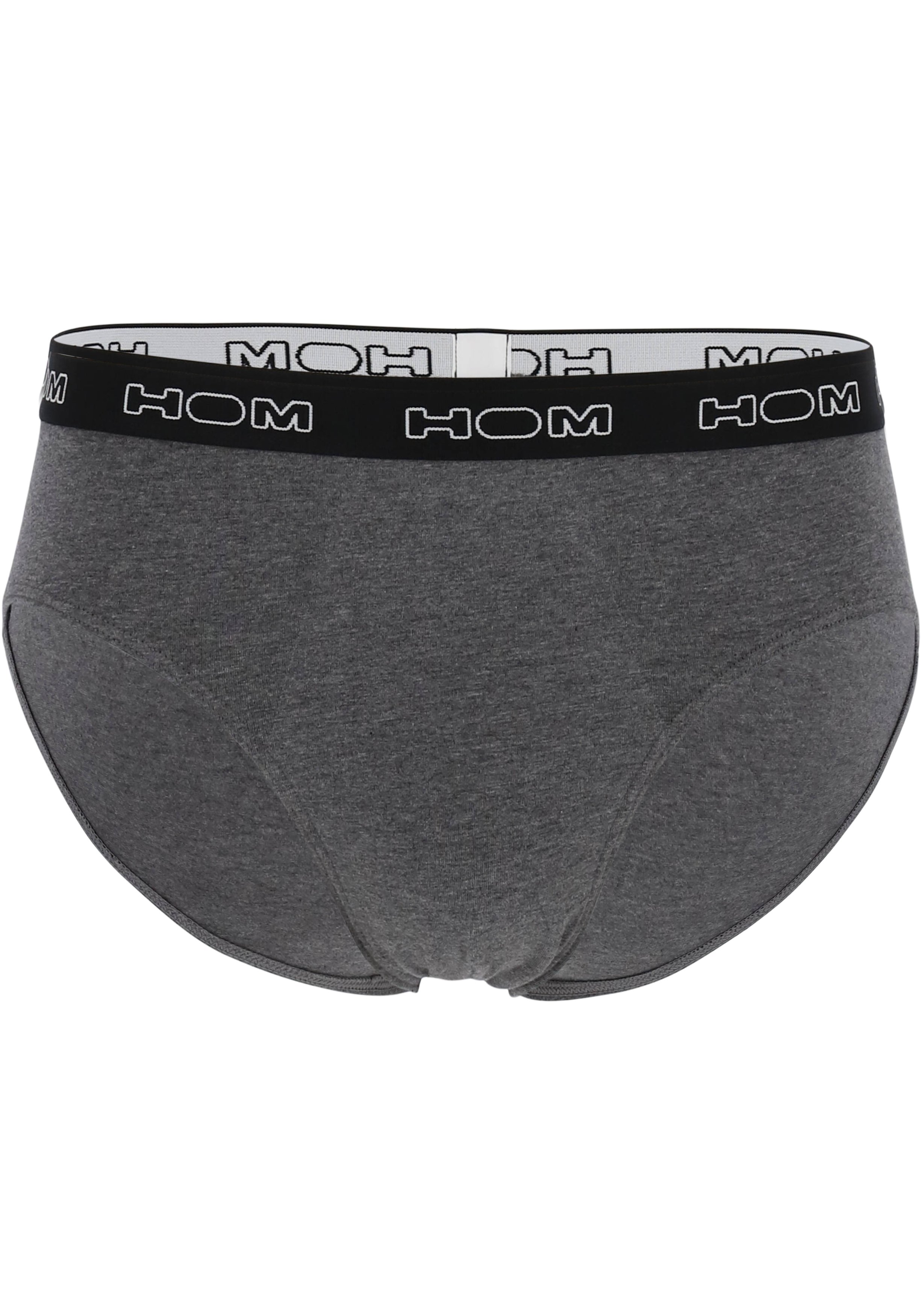 HOM Boxerlines #2 mini briefs (3-pack), heren mini slips, zwart, blauw, grijs