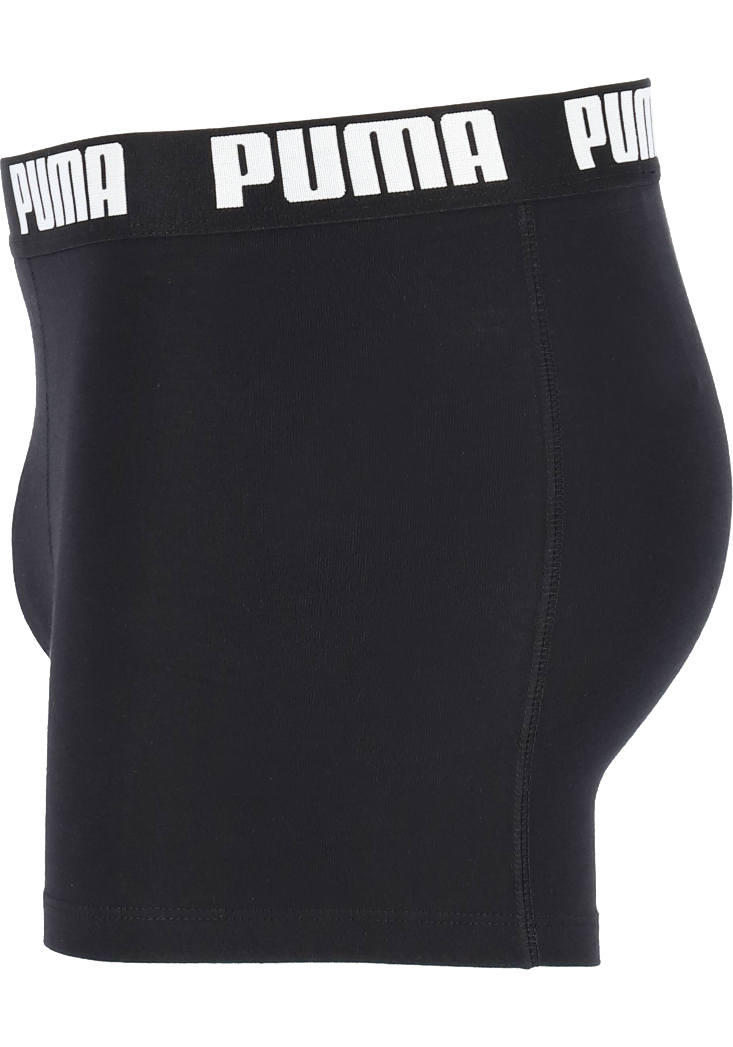 Puma Basic Boxer heren (2-pack), zwart en wit