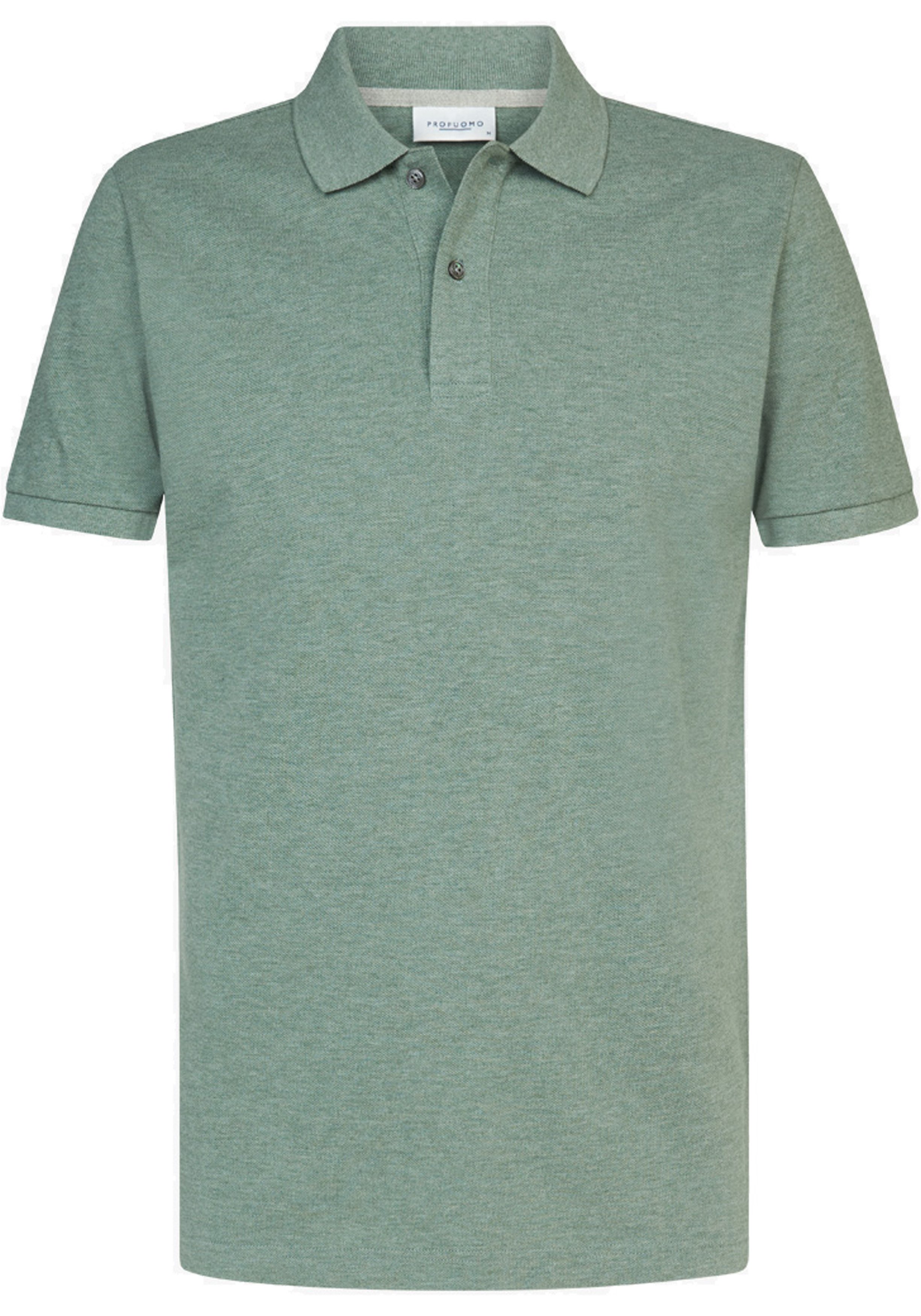 Profuomo slim fit heren polo, groen