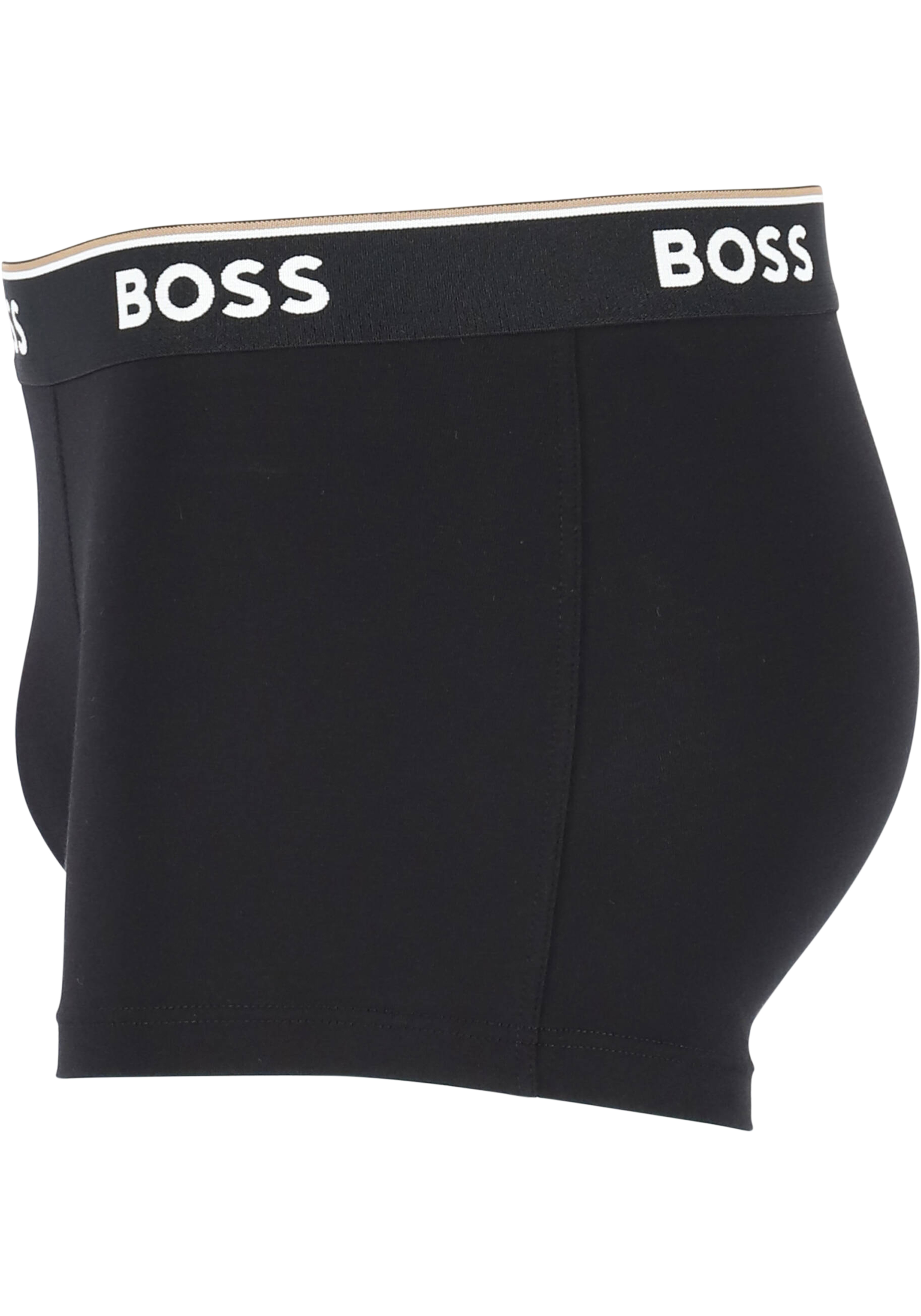 HUGO BOSS Power trunks (3-pack), heren boxers kort, grijs, grijs, zwart