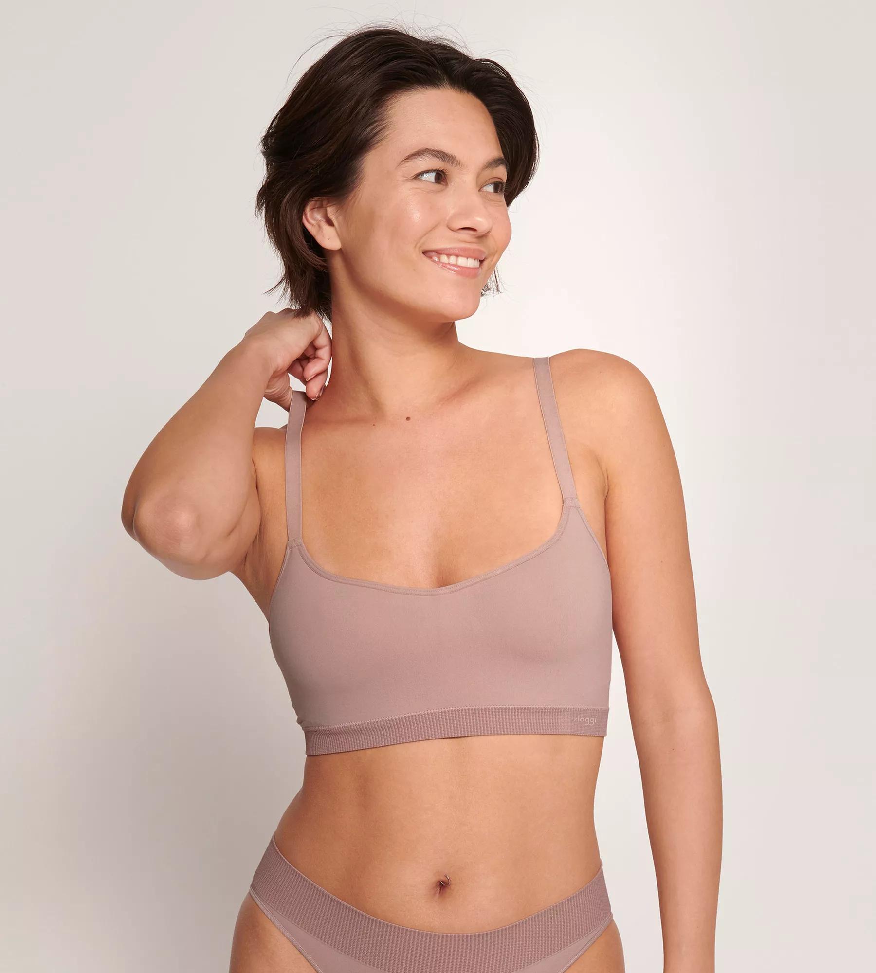 Sloggi Women EVER Infused Aloe P, bralette, mauve