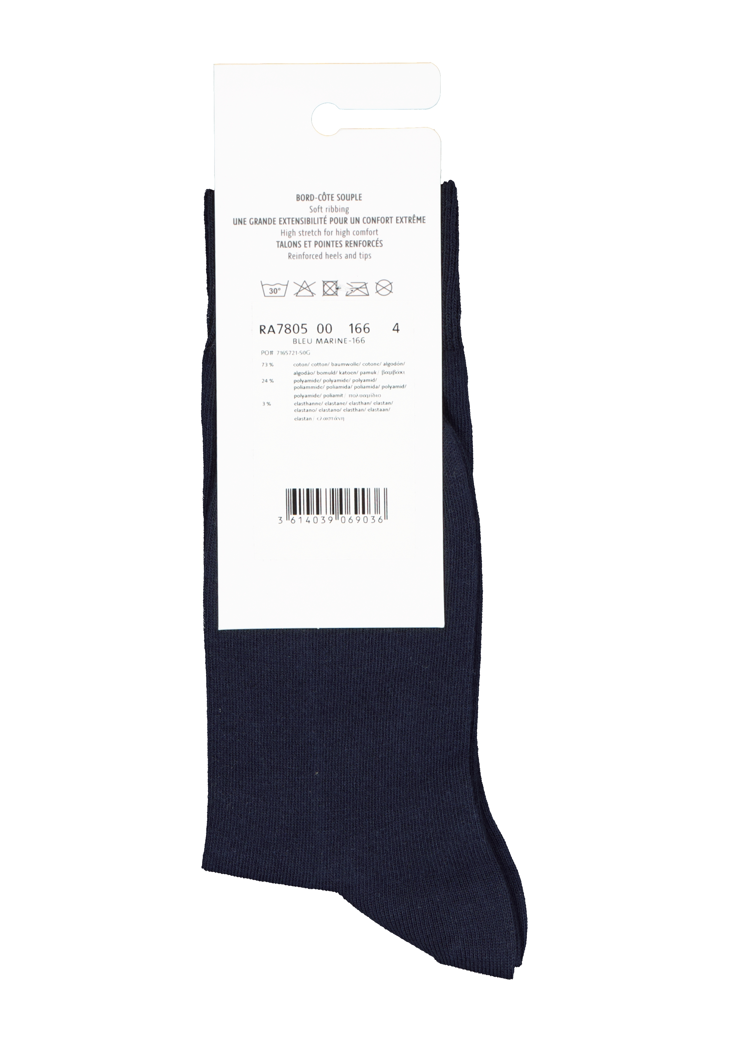 Lacoste sokken (1-pack), navy blauw