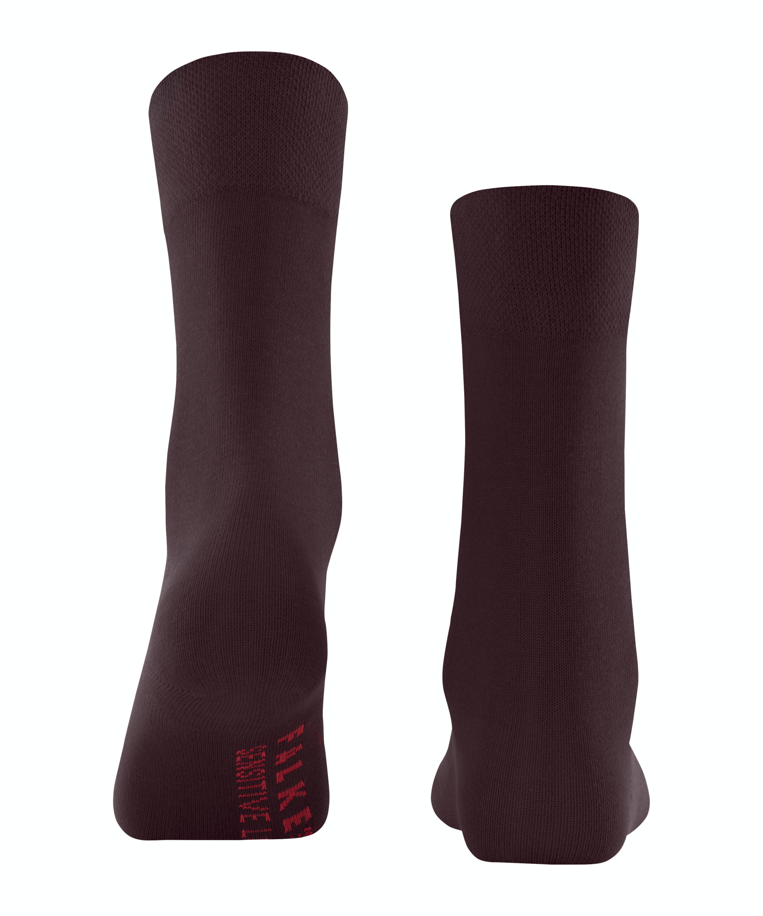 FALKE Sensitive London damessokken, donkerrood (barolo)