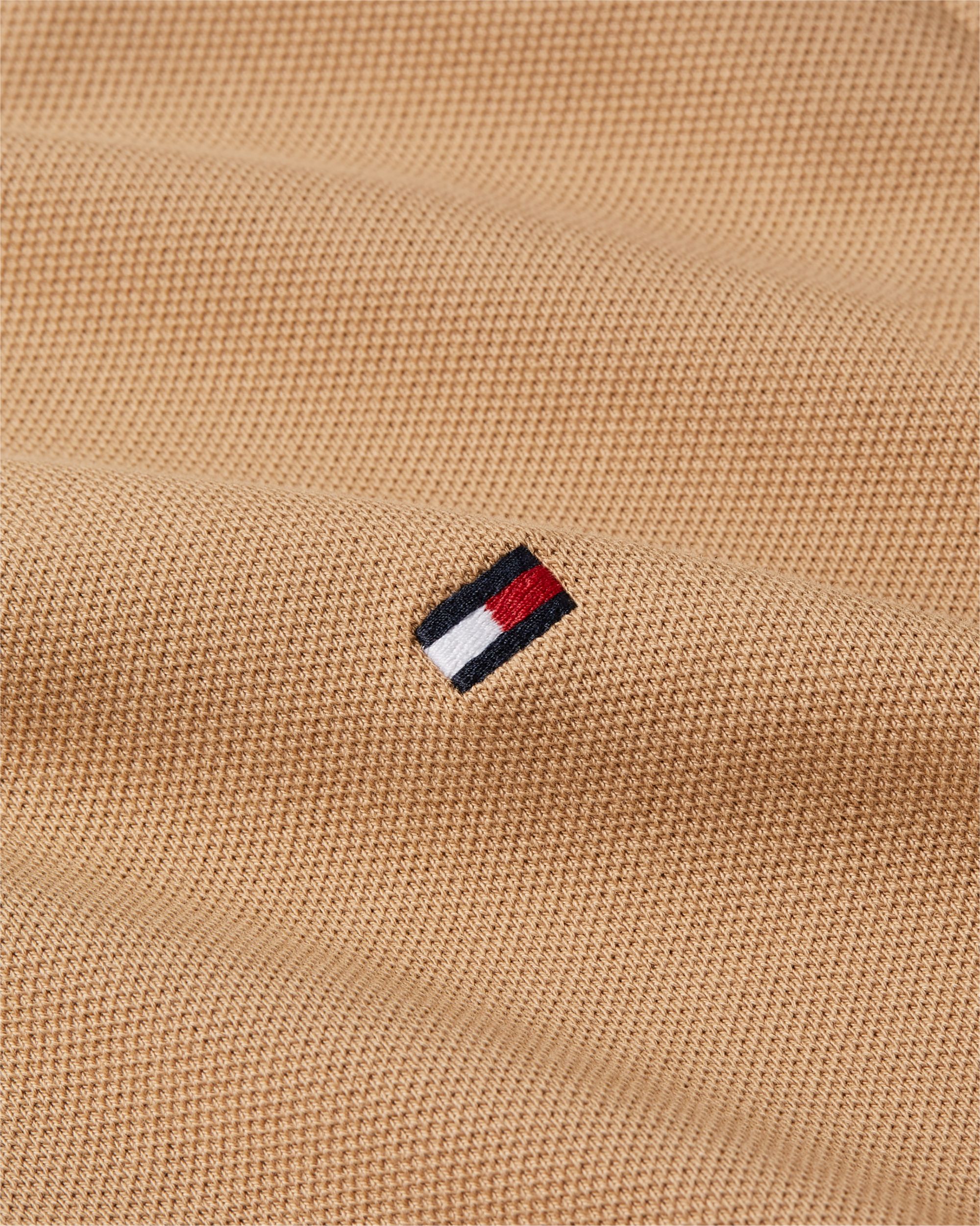 Tommy Hilfiger 1985 Slim Polo, heren poloshirt, kaki