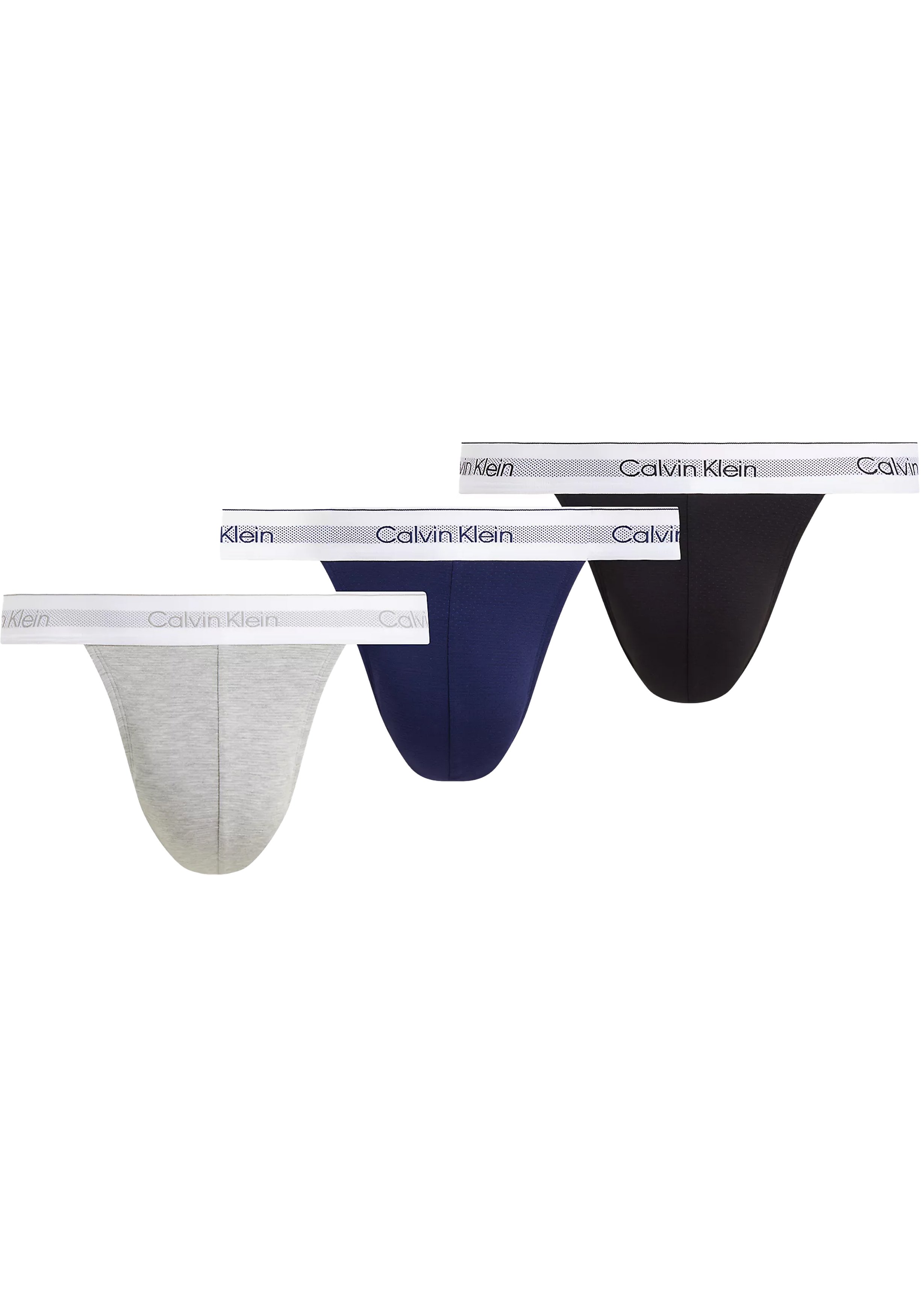 Calvin Klein Sport Briefs (3-pack), heren slips, zwart, grijs, blauw