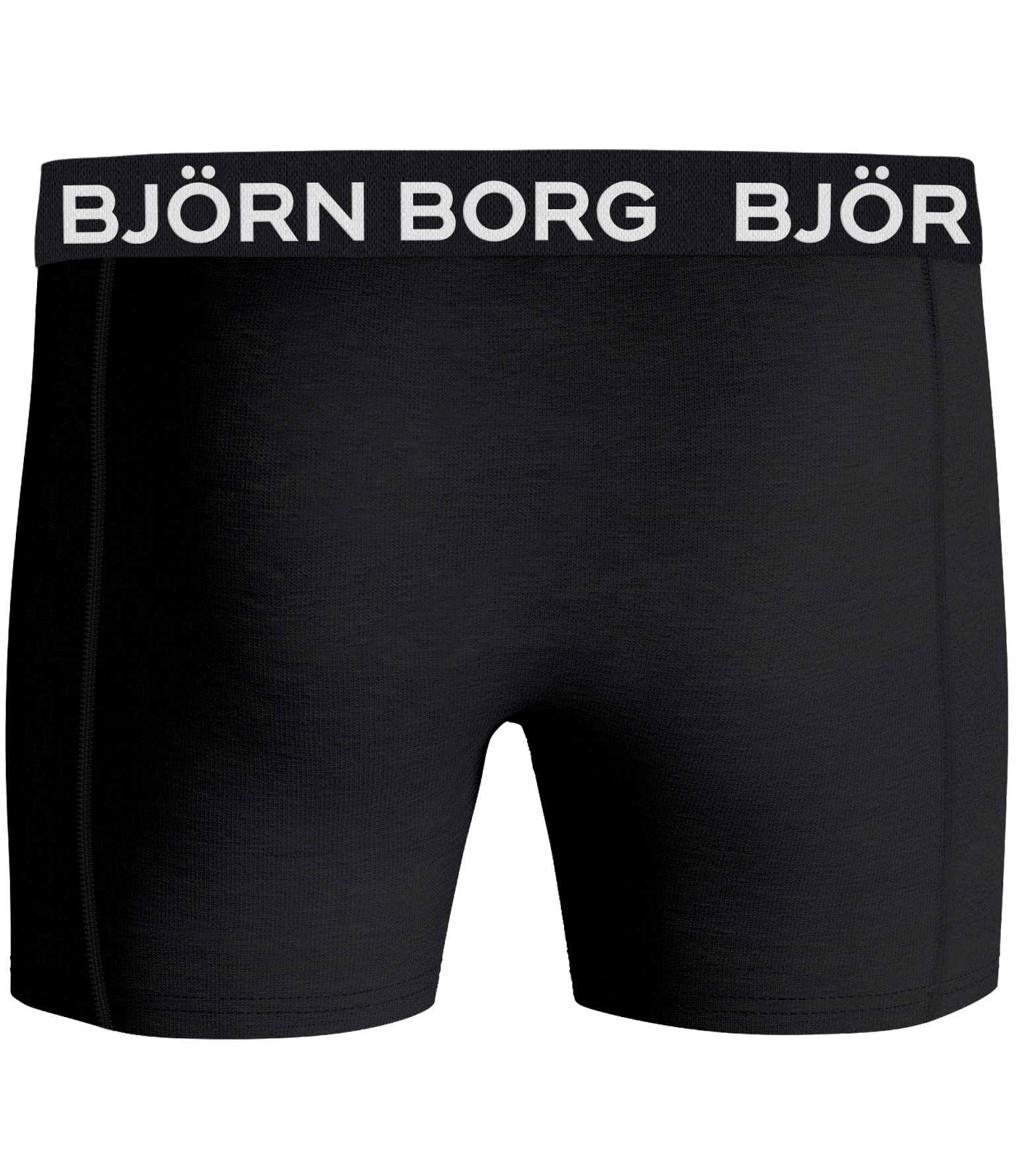 Bjorn Borg Cotton Stretch boxers, heren boxers normale lengte (2-pack), zwart