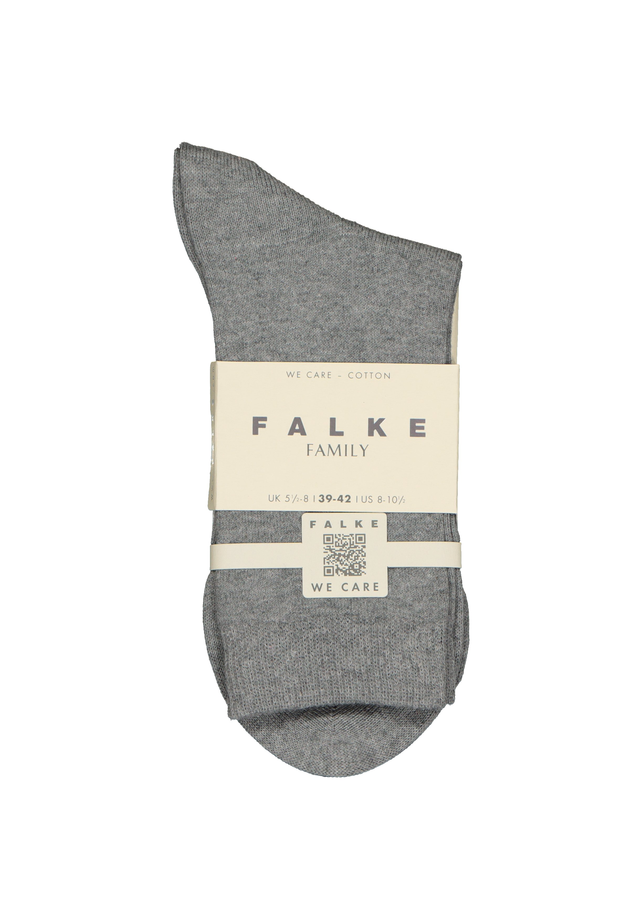 FALKE Family damessokken, katoen, grijs (grey mix)