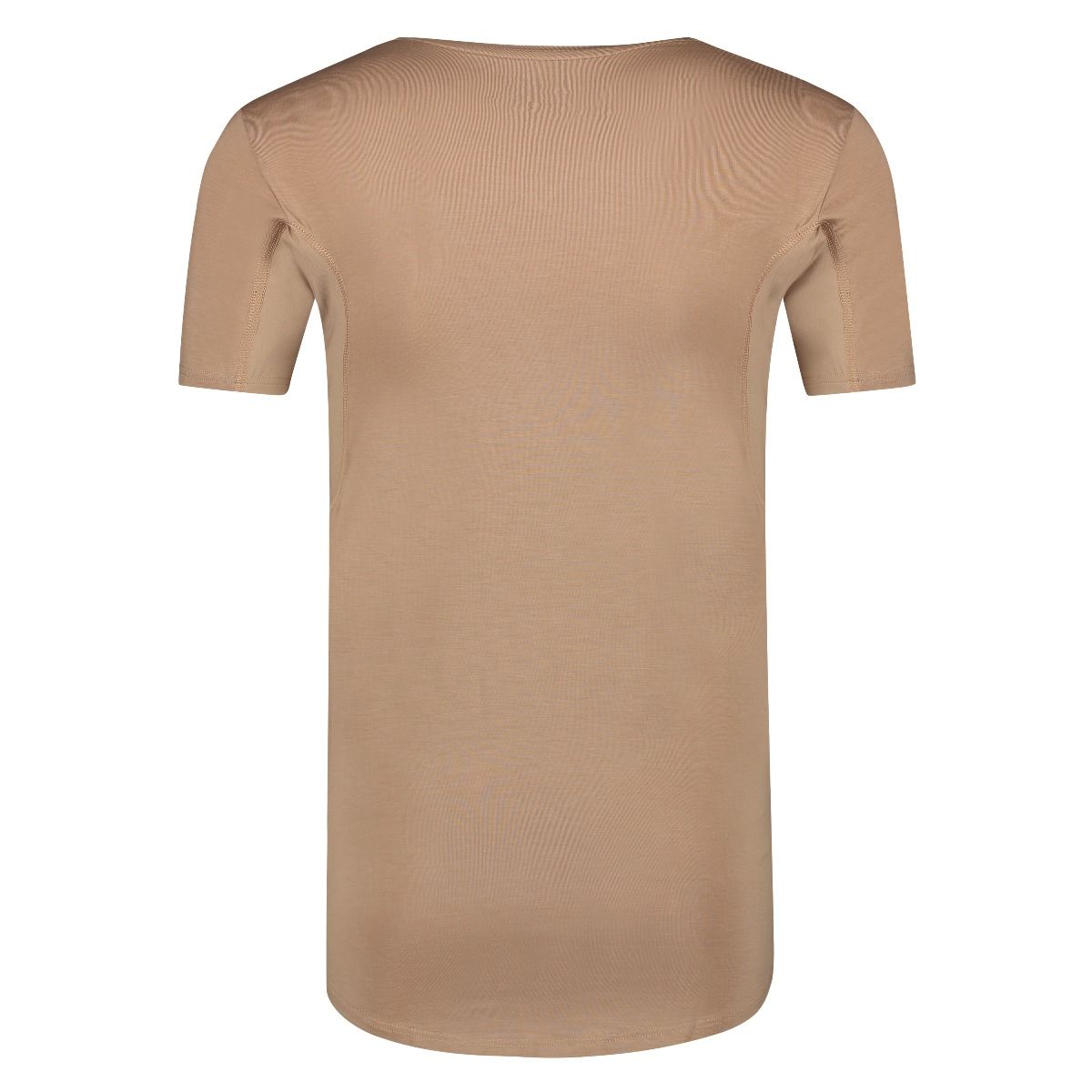 RJ Bodywear Sweatproof T-shirt (1-pack), heren T-shirt met anti zweet oksels, diepe V-hals, huidskleur