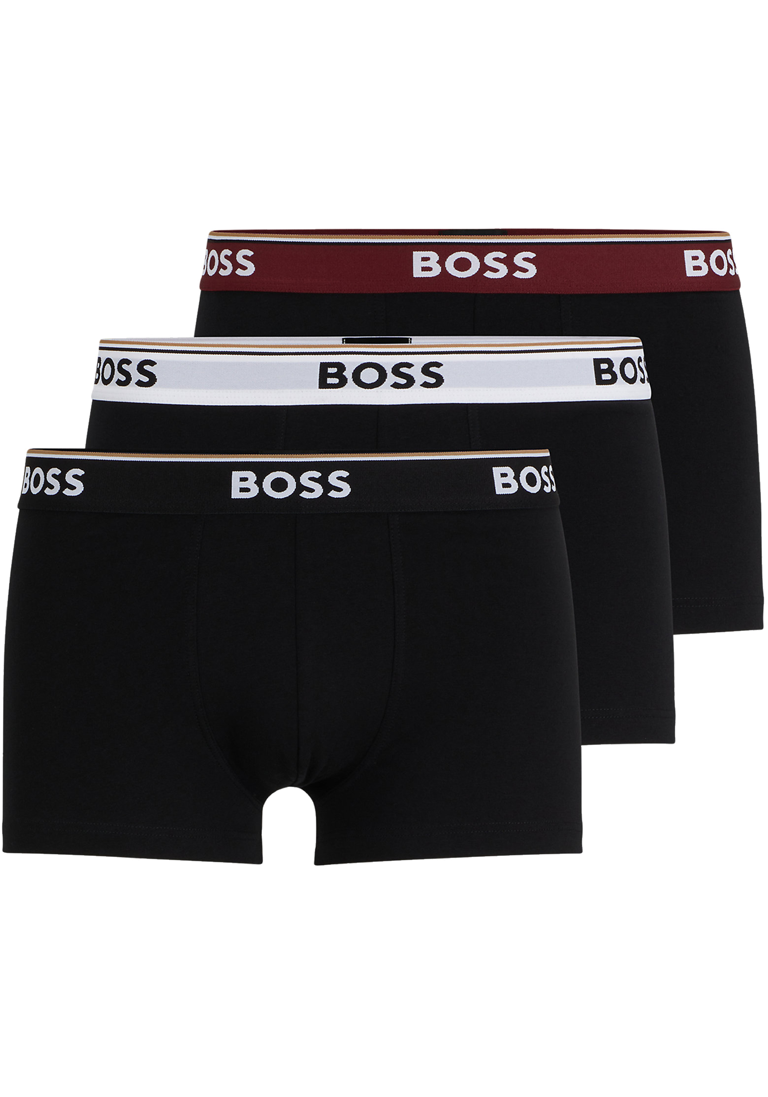 HUGO BOSS Power trunks (3-pack), heren boxers kort, multicolor