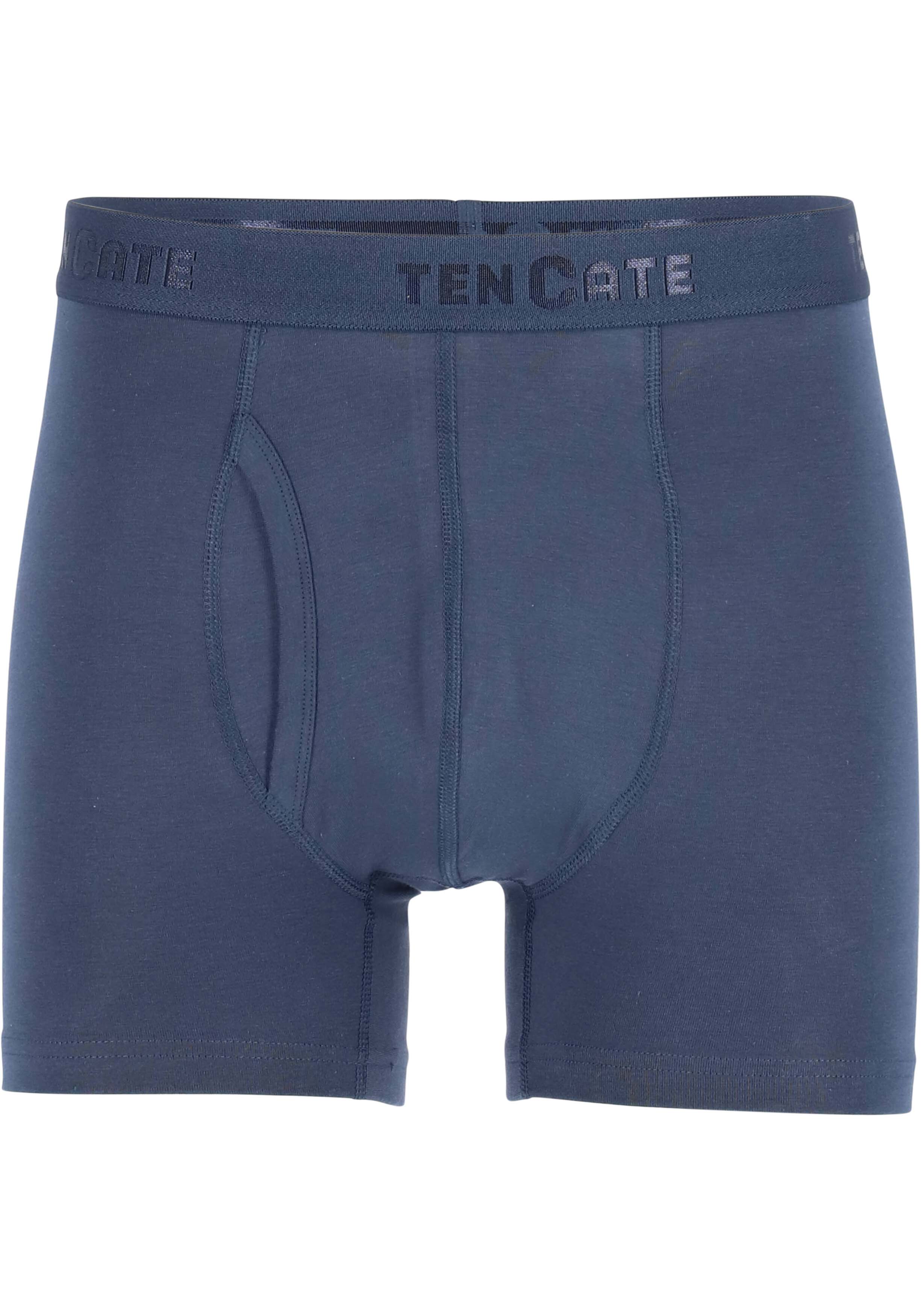 TEN CATE Basics men classic shorts met gulp (2-pack), heren boxers normale lengte, blauw