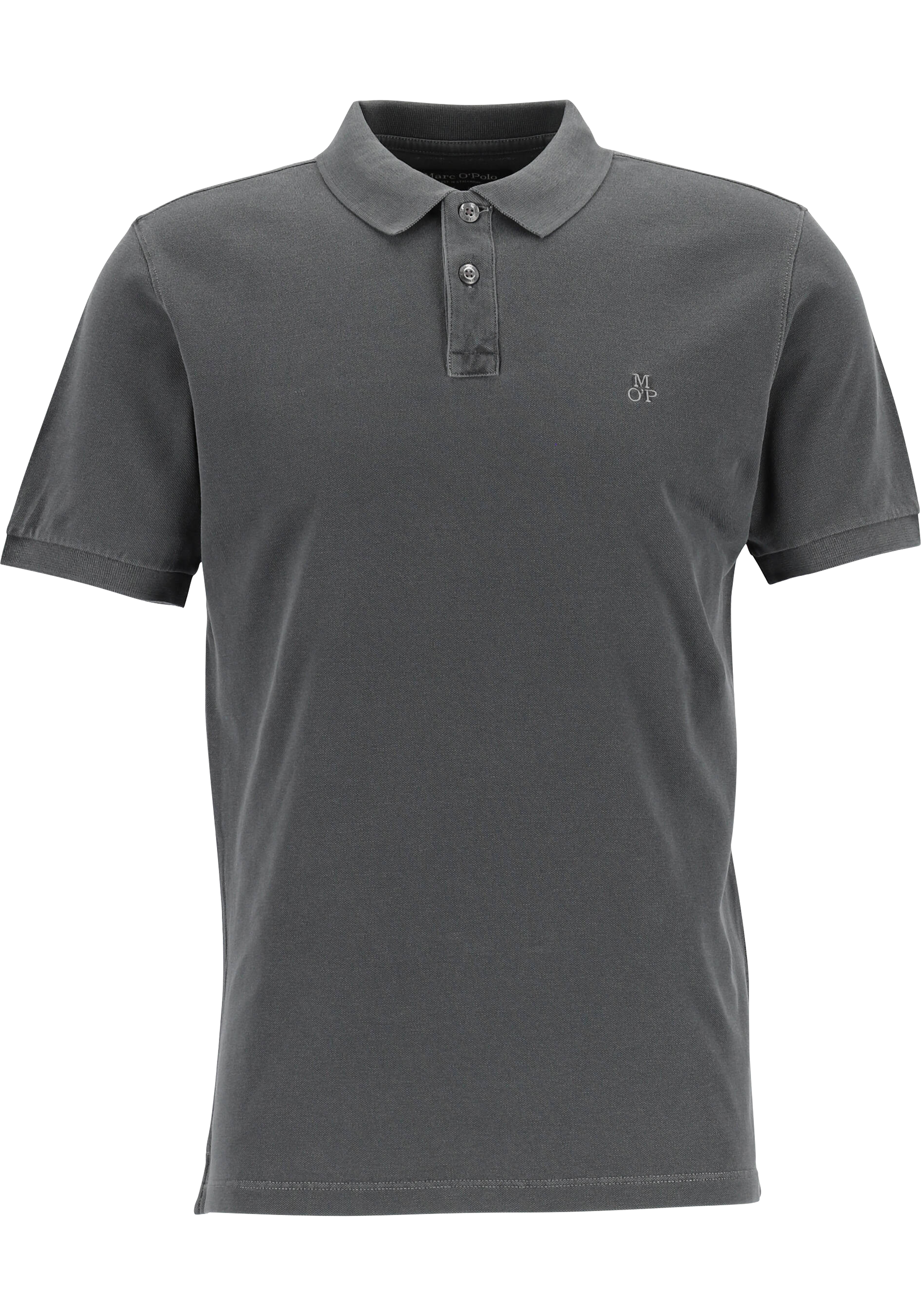 Marc O'Polo regular fit polo, heren poloshirt, zwart