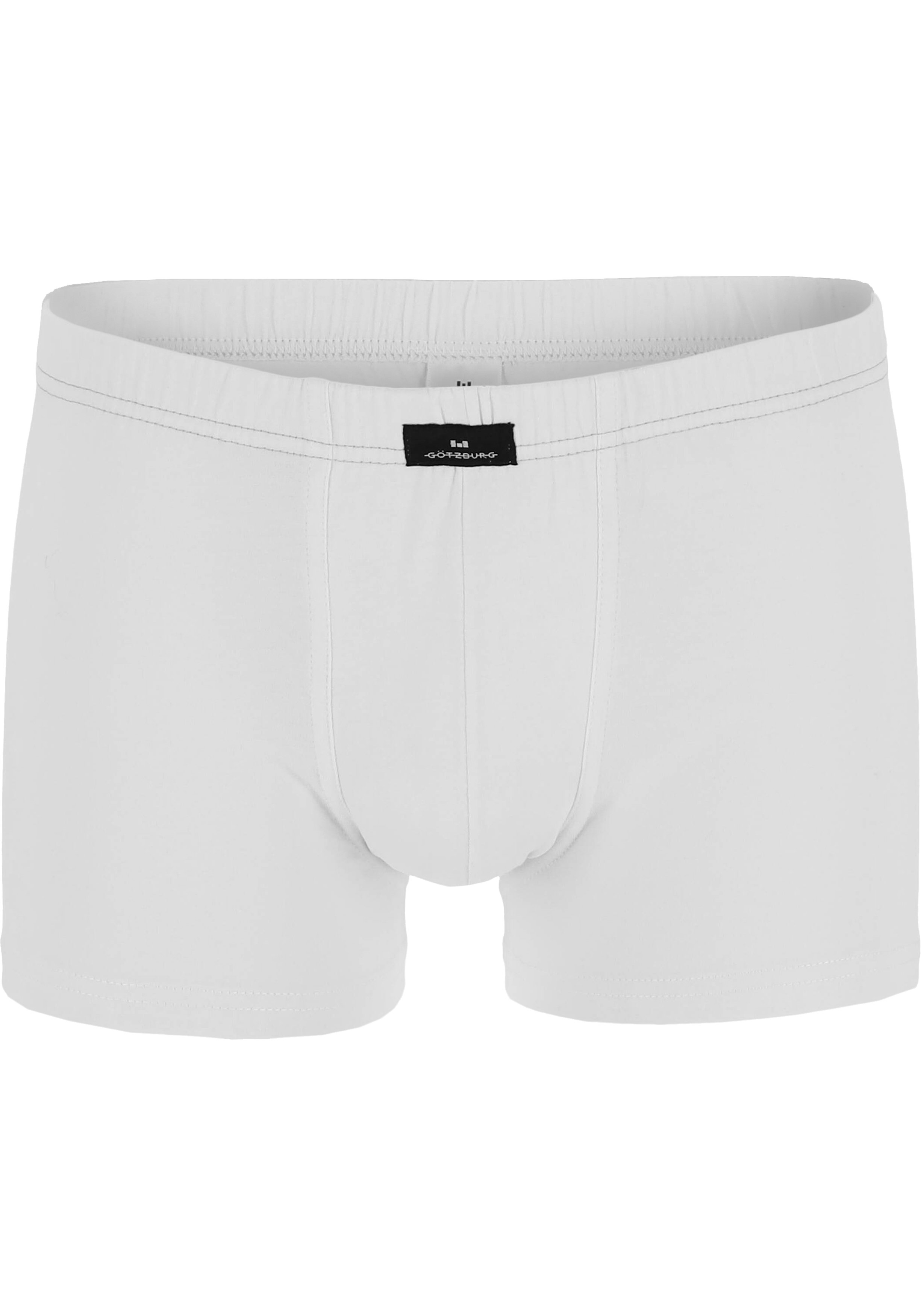 Gotzburg heren boxers (3-pack), normale lengte, wit