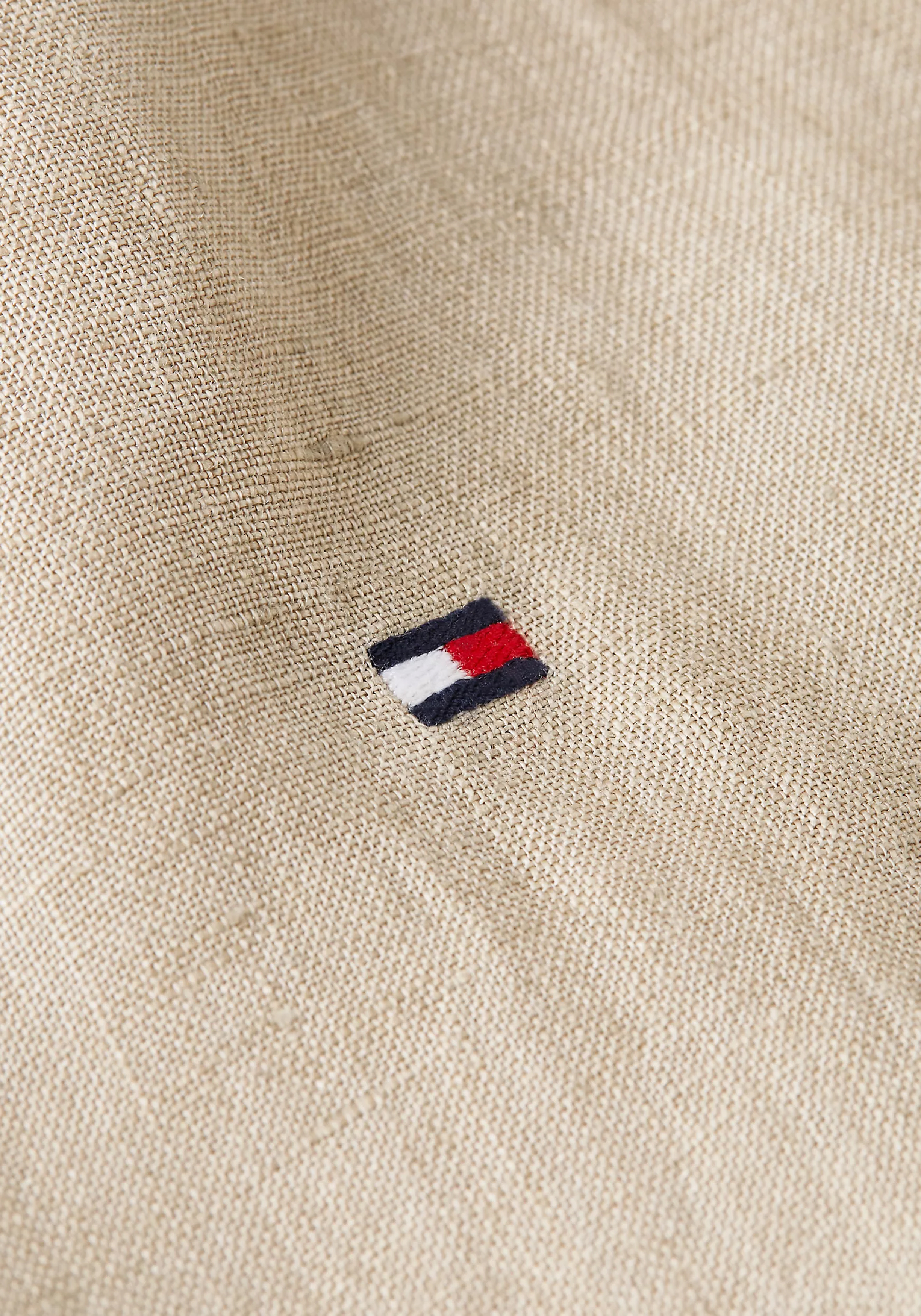 Tommy Hilfiger Pigment Dyed Regular Fit Shirt, popeline, beige