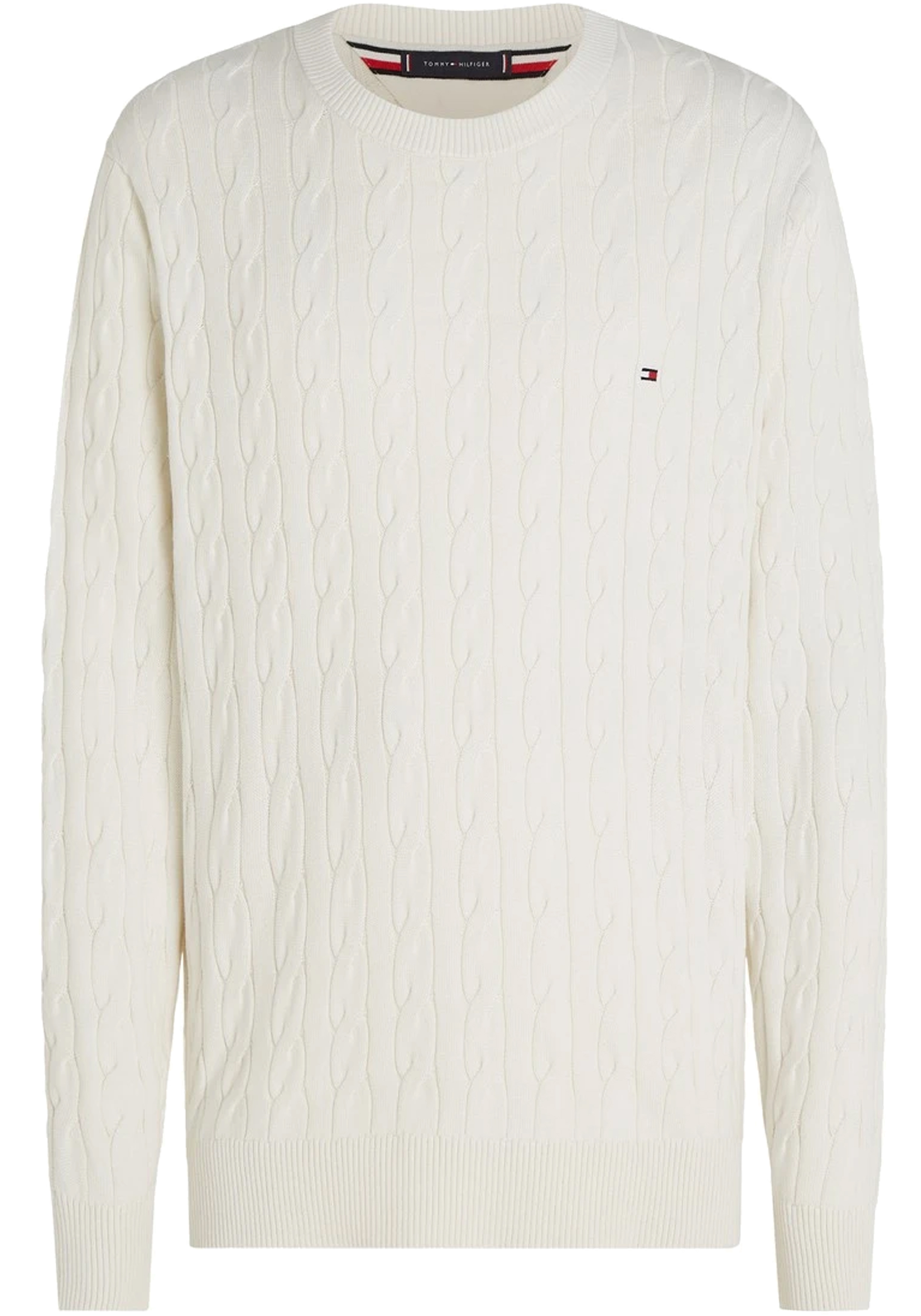 Tommy Hilfiger heren pullover katoen, off white