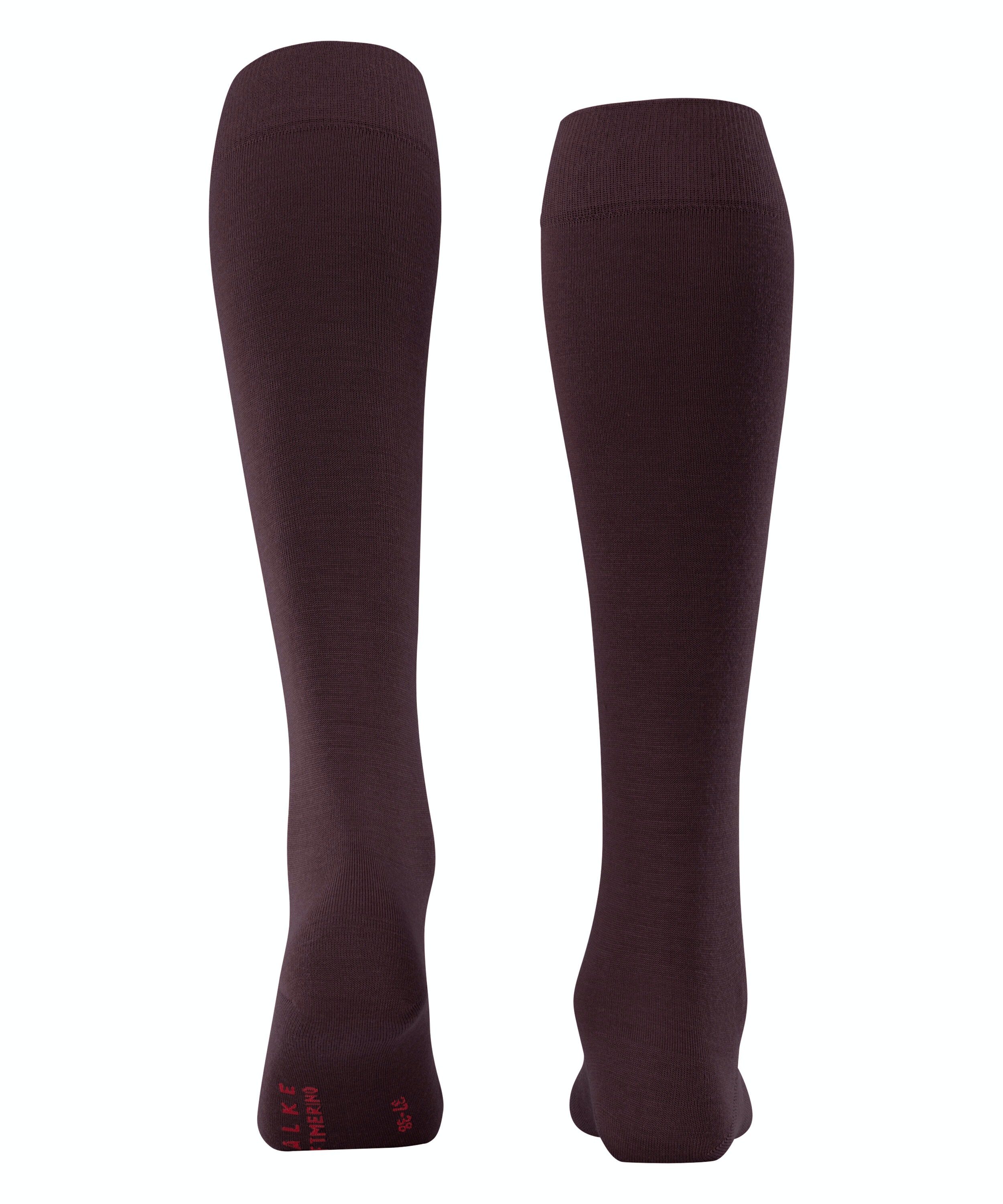 FALKE Softmerino dames kniekousen, donkerrood (barolo)