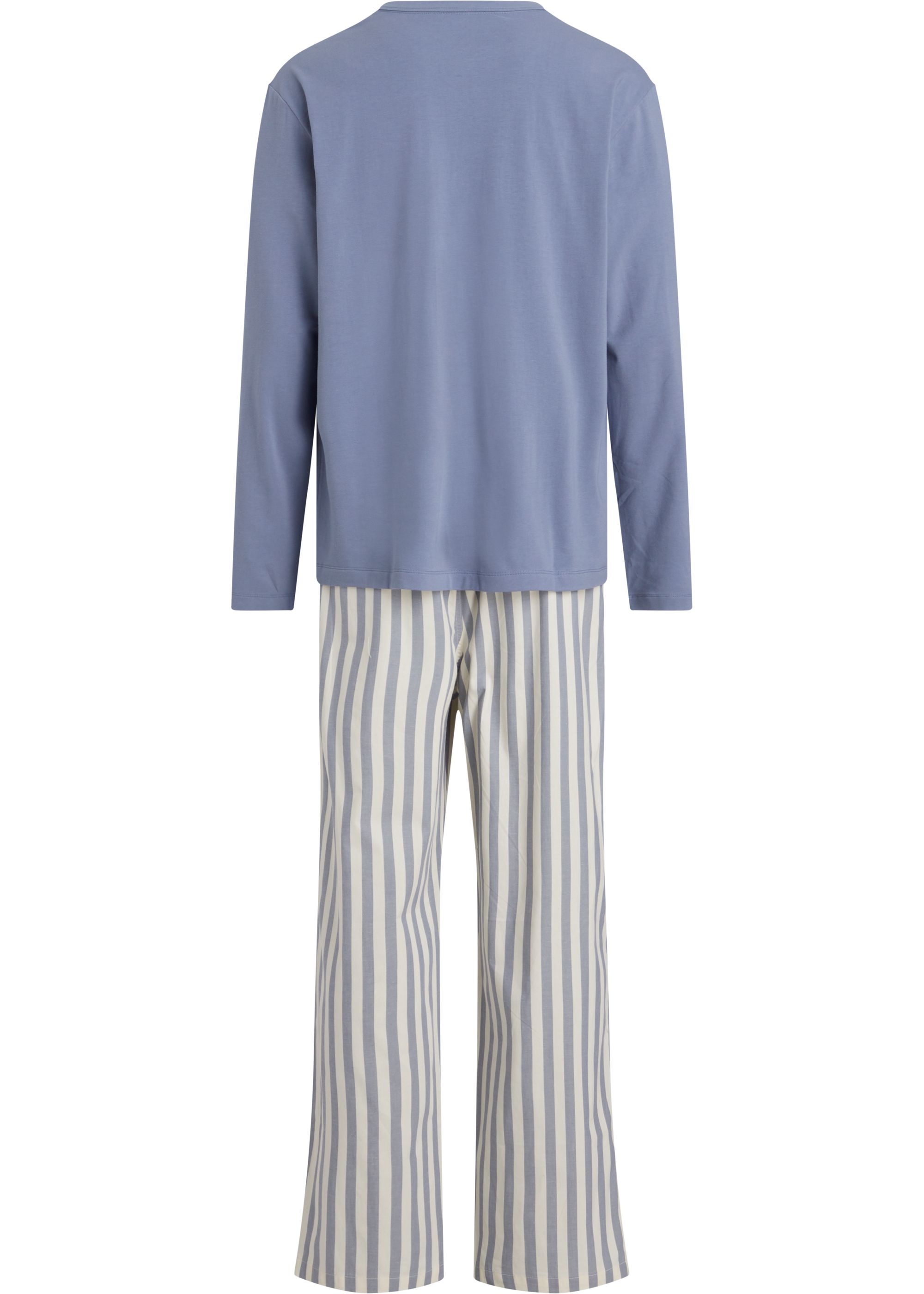 Calvin Klein pyjama, heren long sleeve pant set, blauw