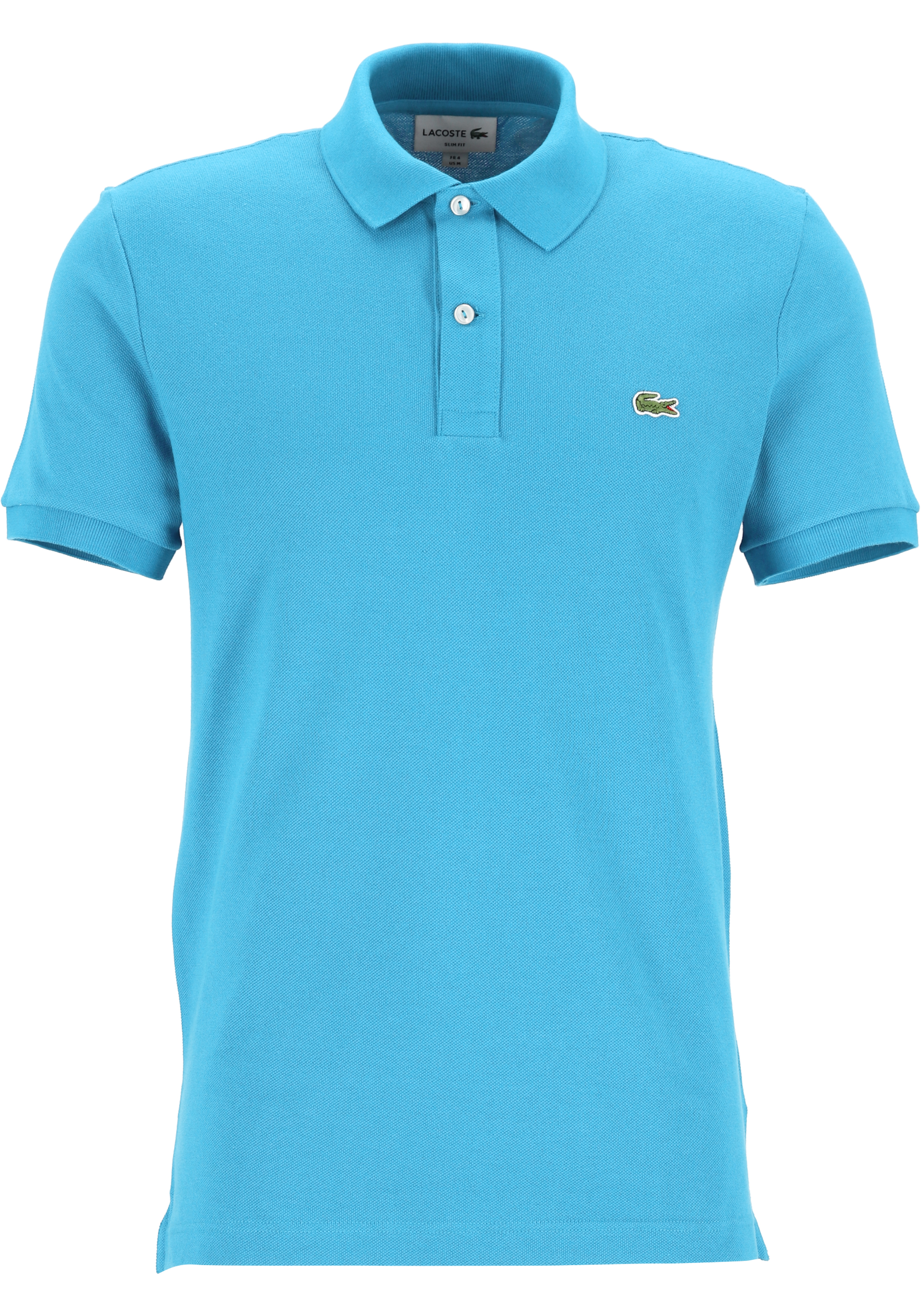 Lacoste Slim Fit polo, bonnie lichtblauw