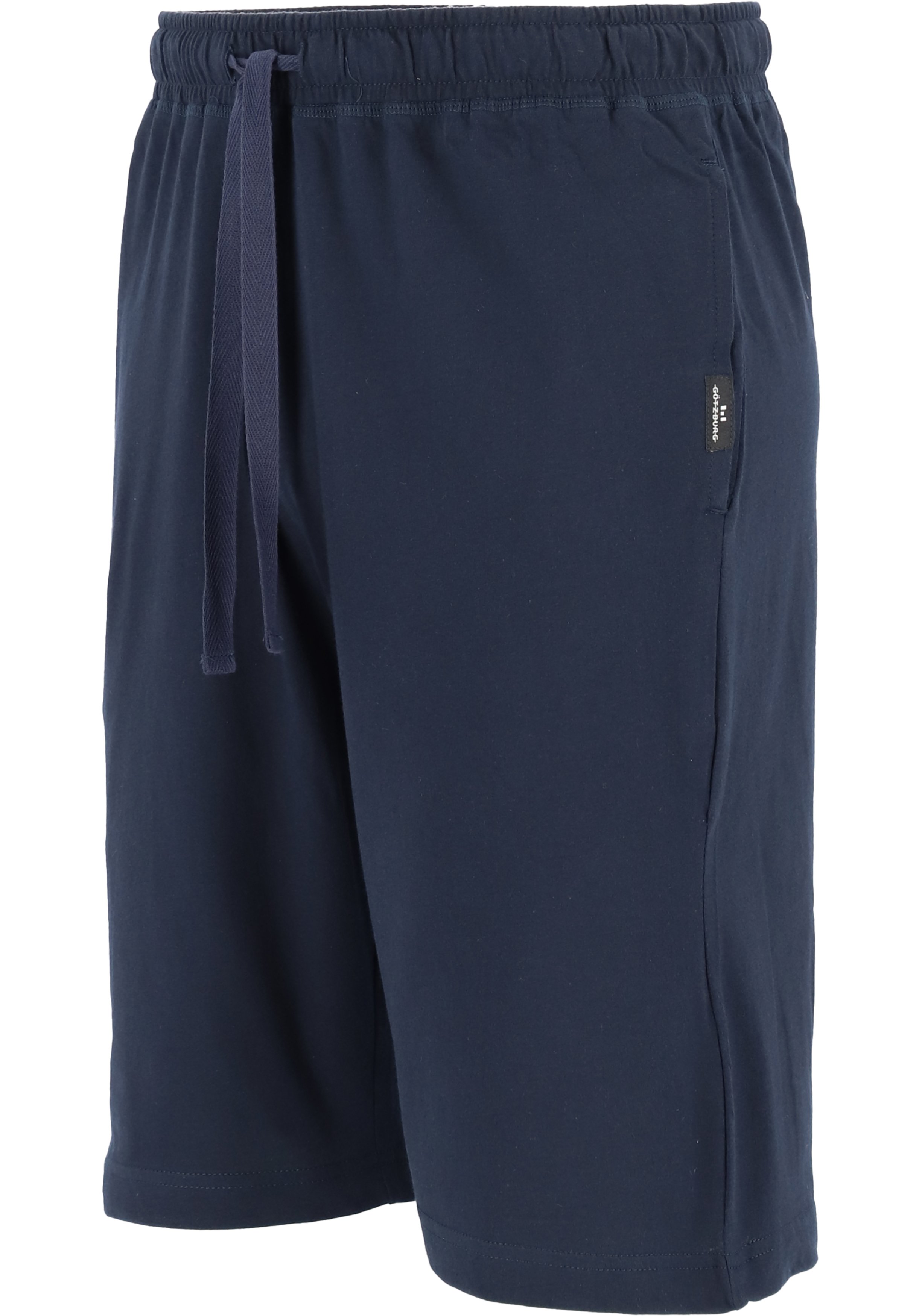 Gotzburg heren lounge broek kort (dun), blauw