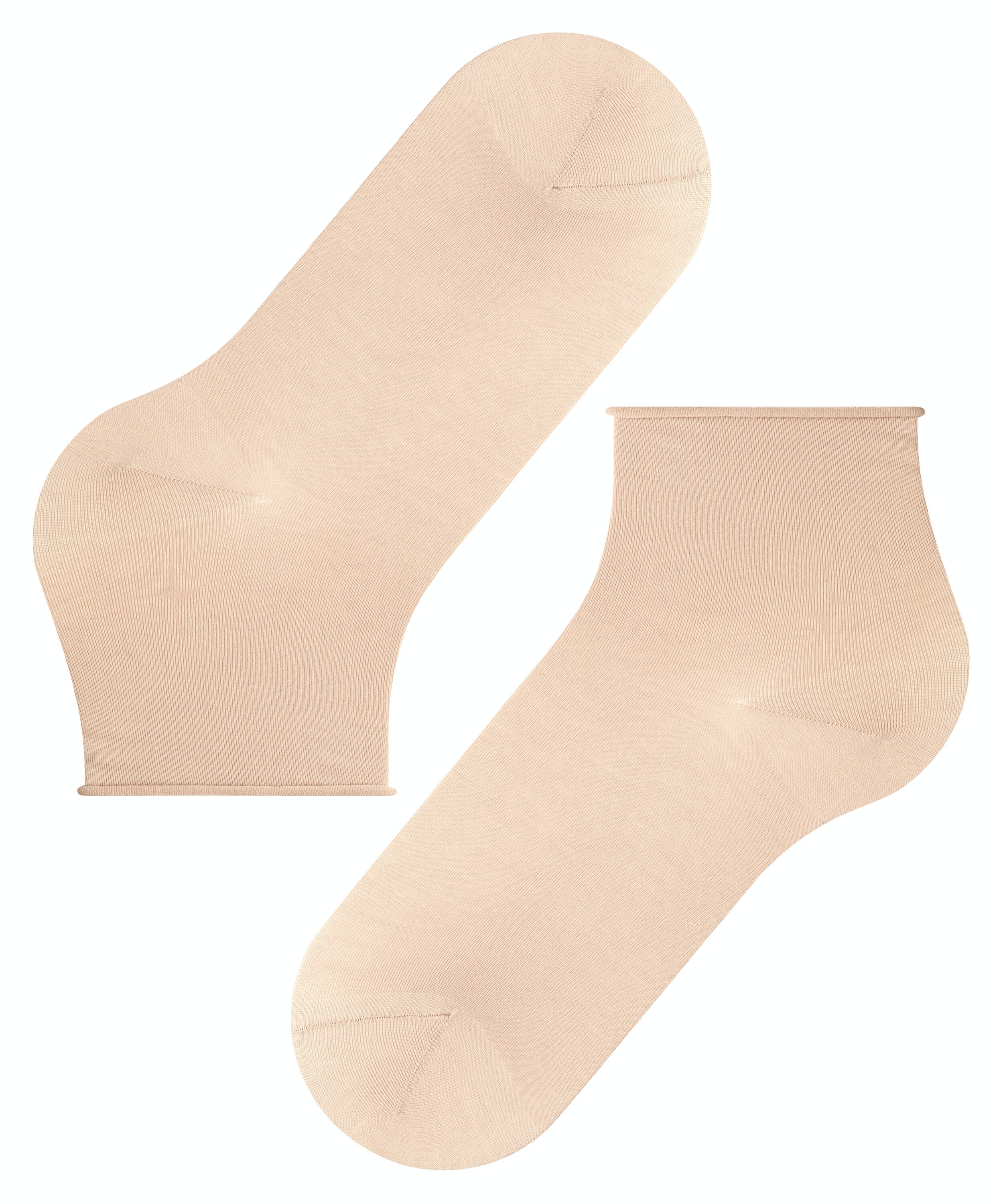 FALKE Cotton Touch damessokken kort, beige (ginger)