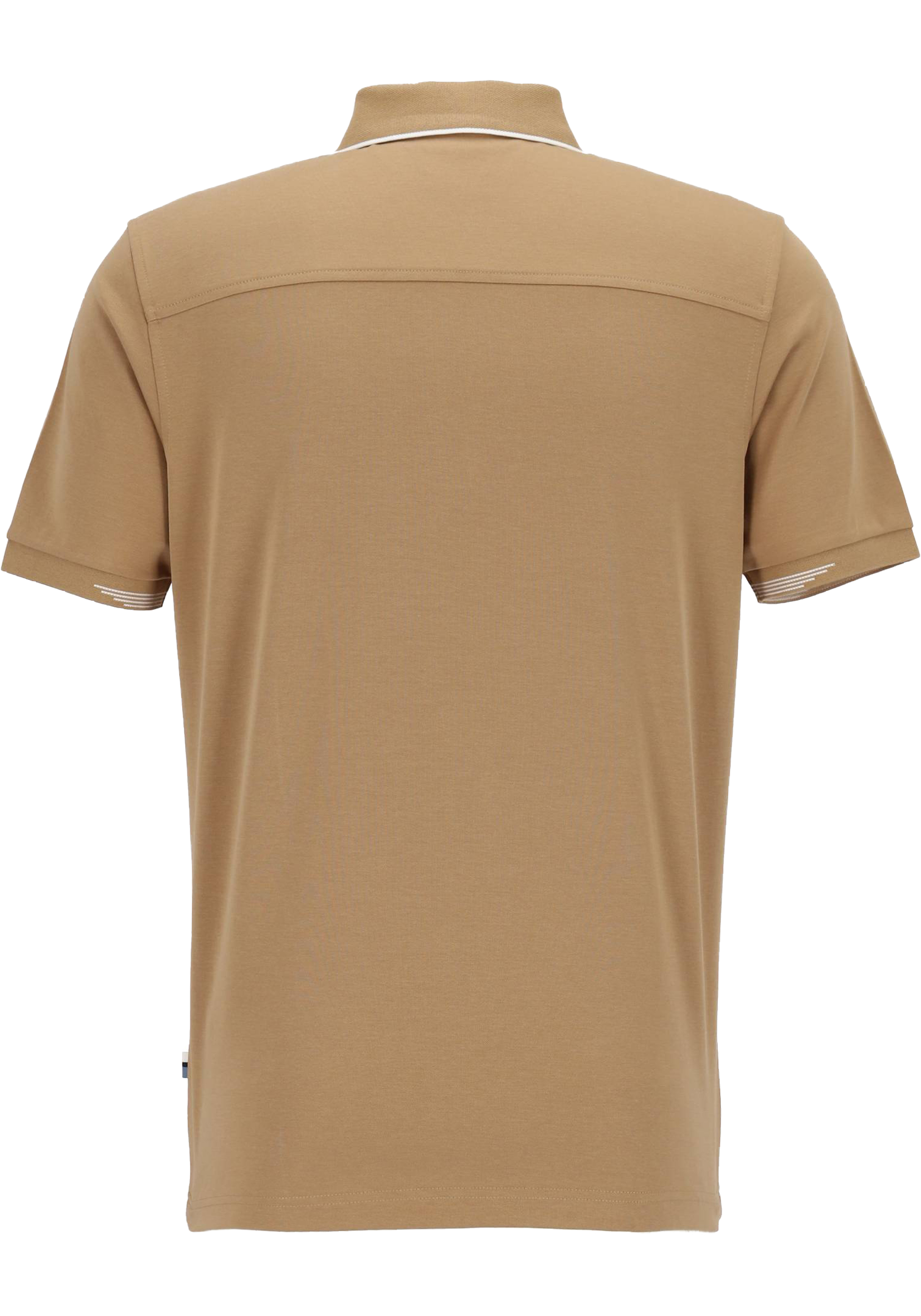 OLYMP Polo Casual, modern fit polo, caramel