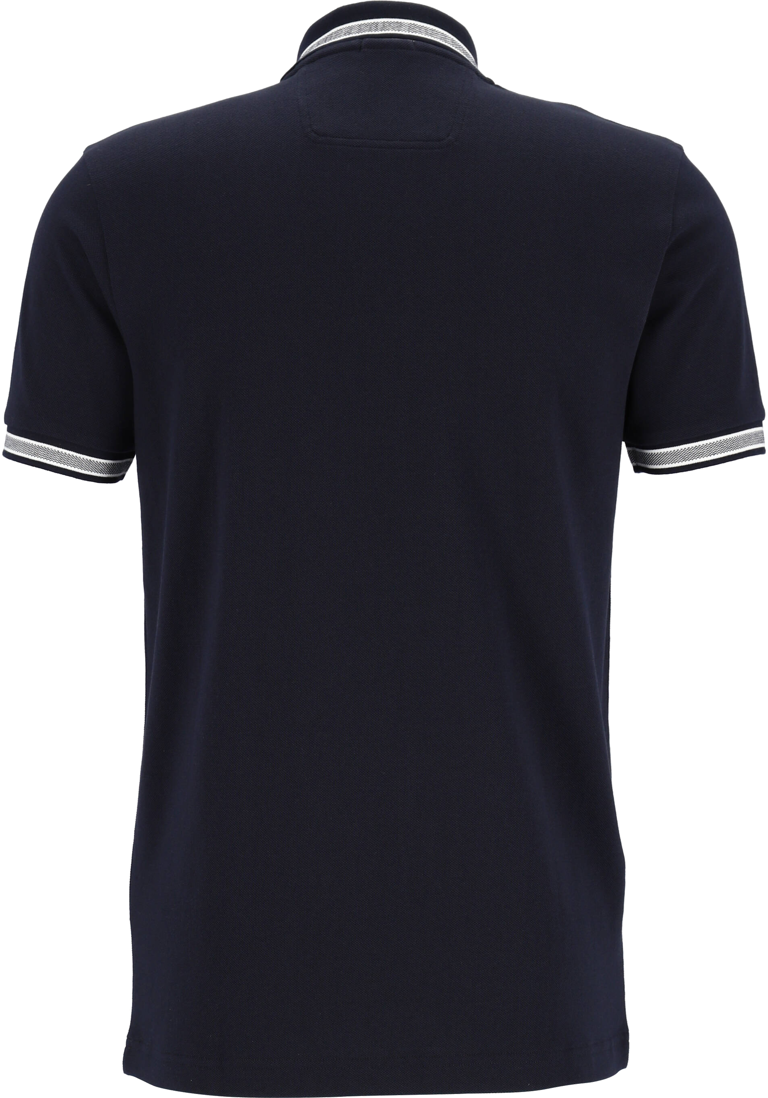 HUGO BOSS Paddy regular fit polo, heren polo korte mouw, donkerblauw (contrast)