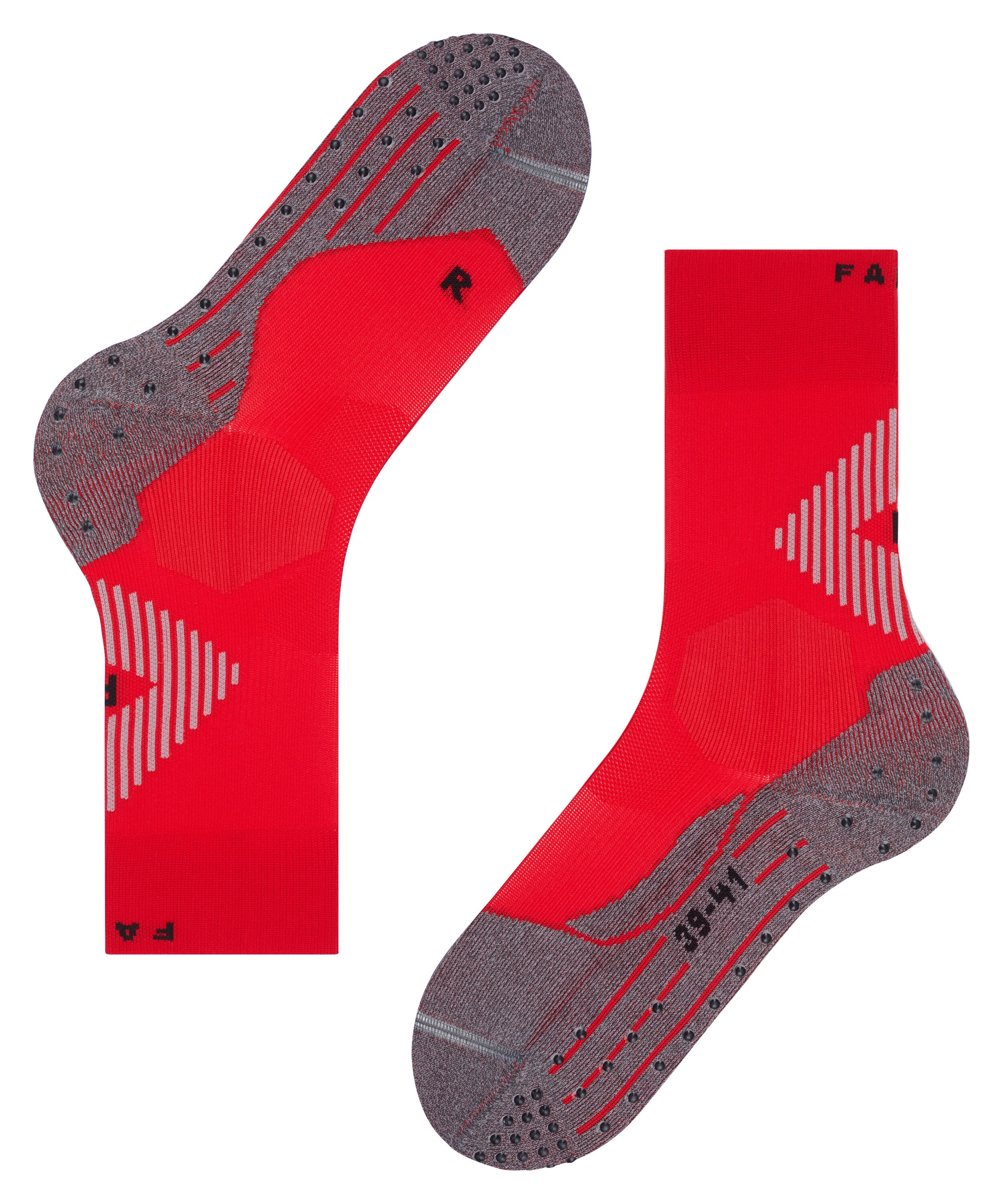 FALKE 4GRIP Stabilizing unisex sokken, rood (carmine)