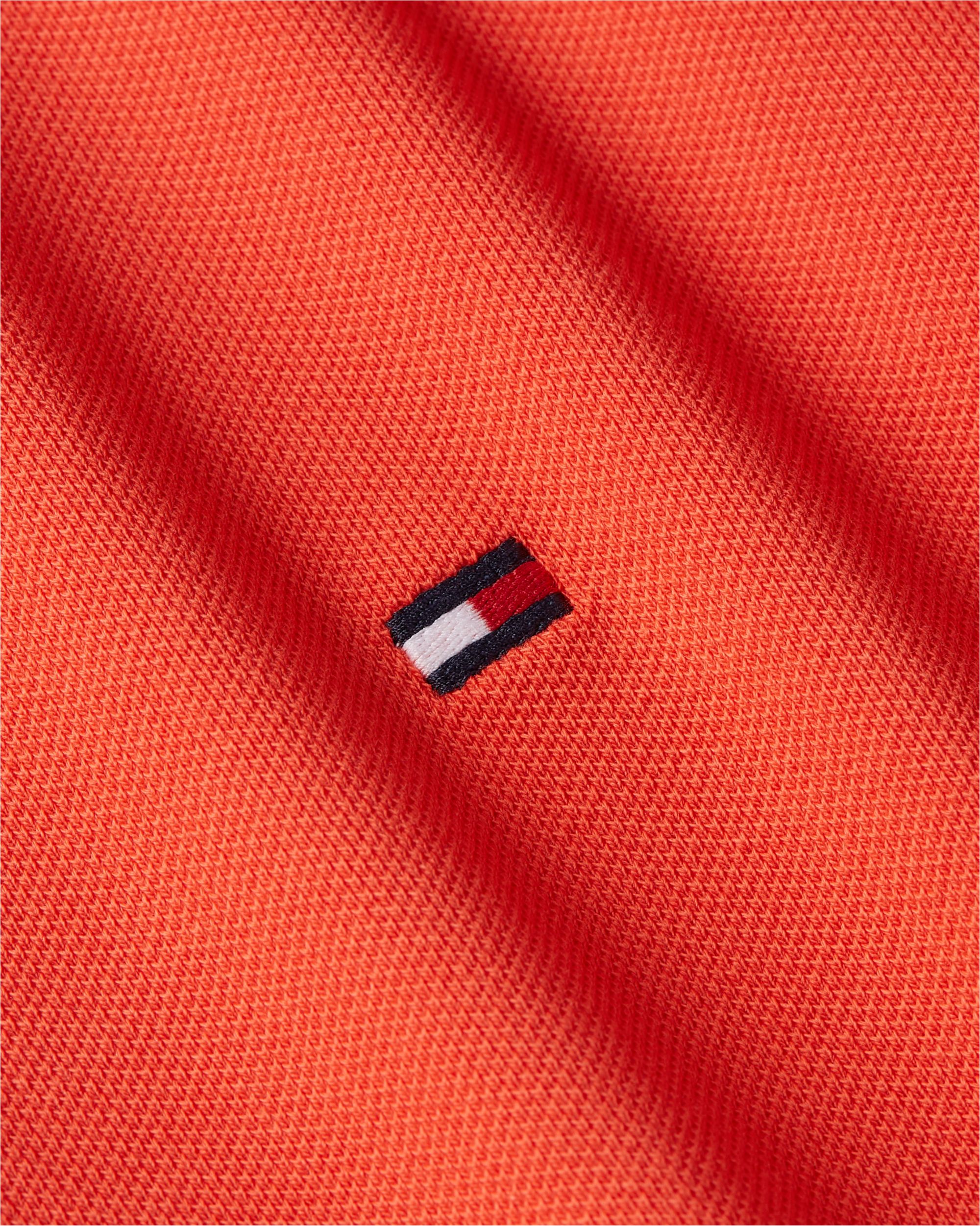 Tommy Hilfiger 1985 Slim Polo, heren poloshirt, zonnig oranje